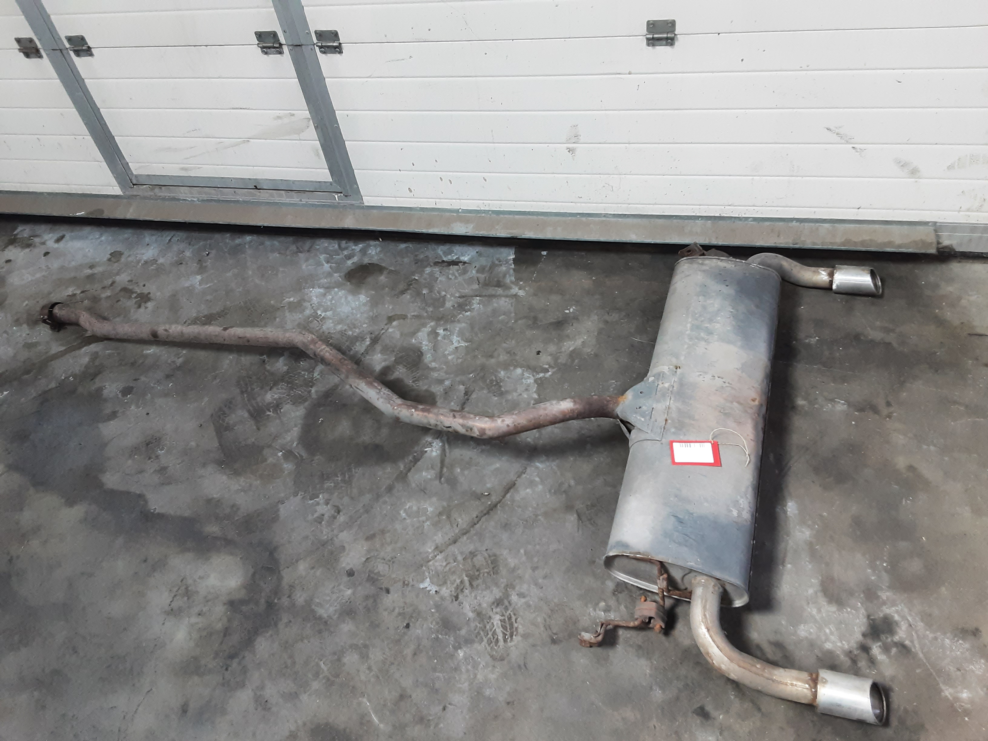 EXHAUST REAR SILENCER