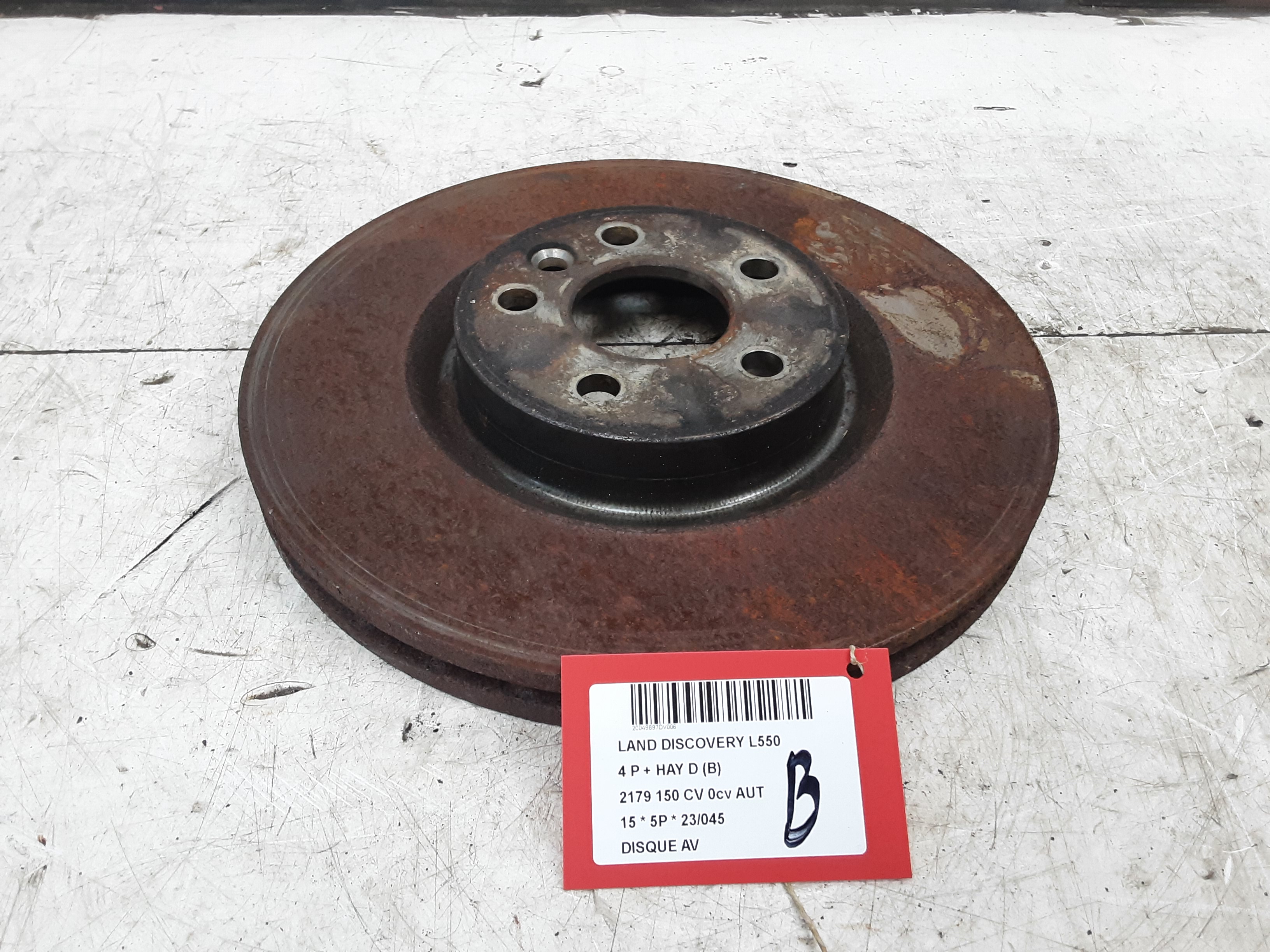 DISQUE AVANT
