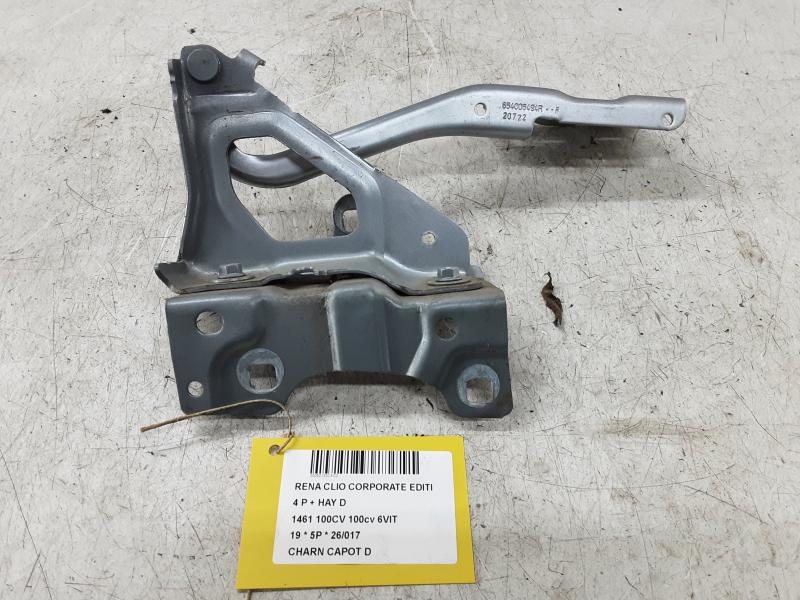 CHARNIERE DE CAPOT DROITE Renault CLIO V 06/19+