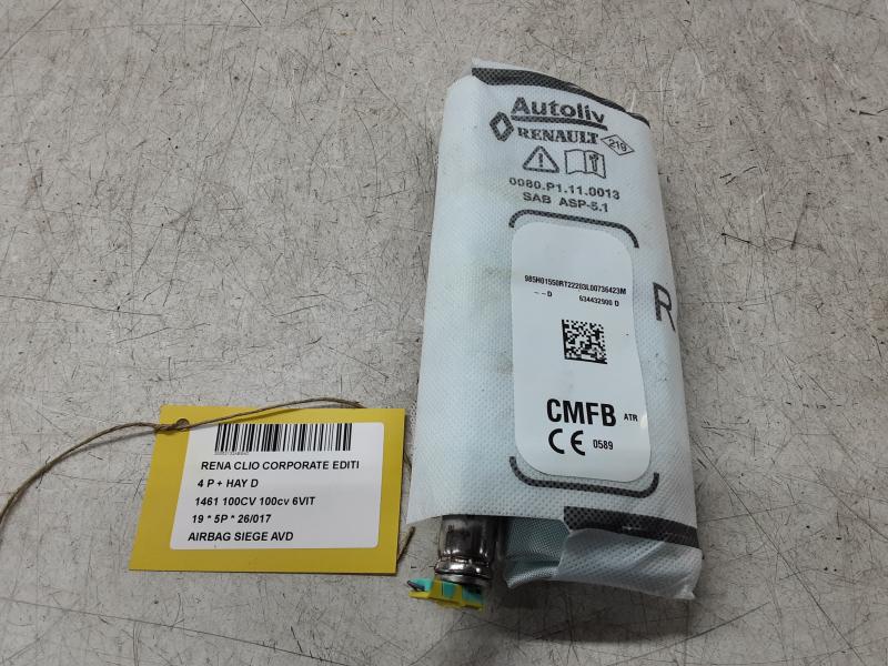 AIRBAG SITZ RECHTS VORNE Renault CLIO V 06/19+