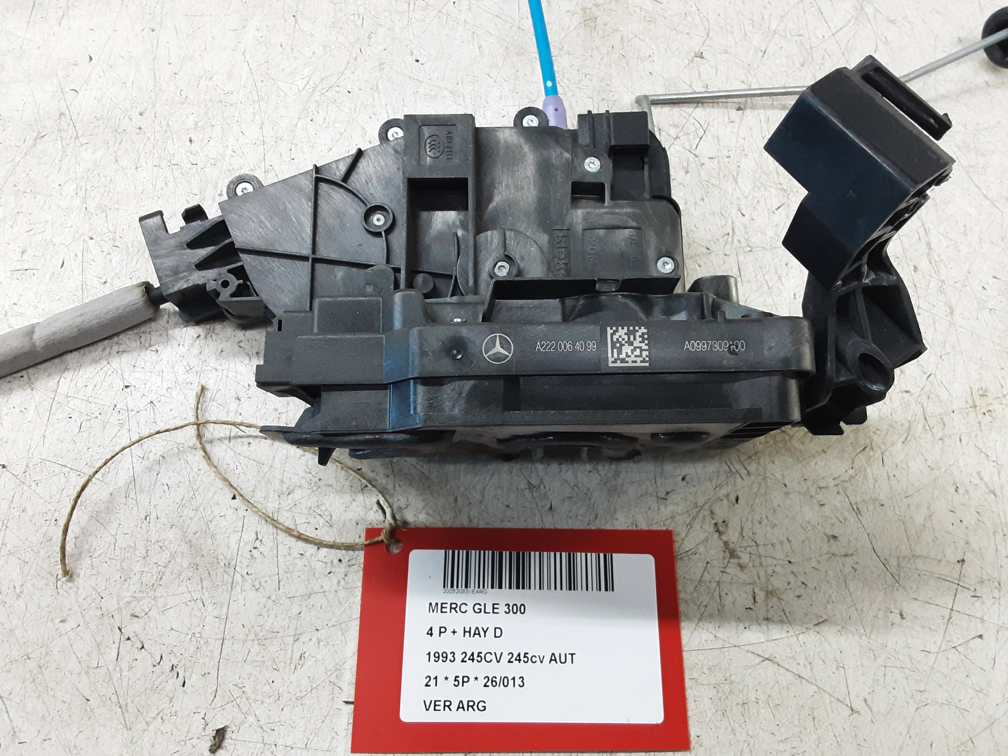 VERROUILLAGE DE PORTE ARRIERE GAUCHE Mercedes-Benz GLE W167/C167 19+