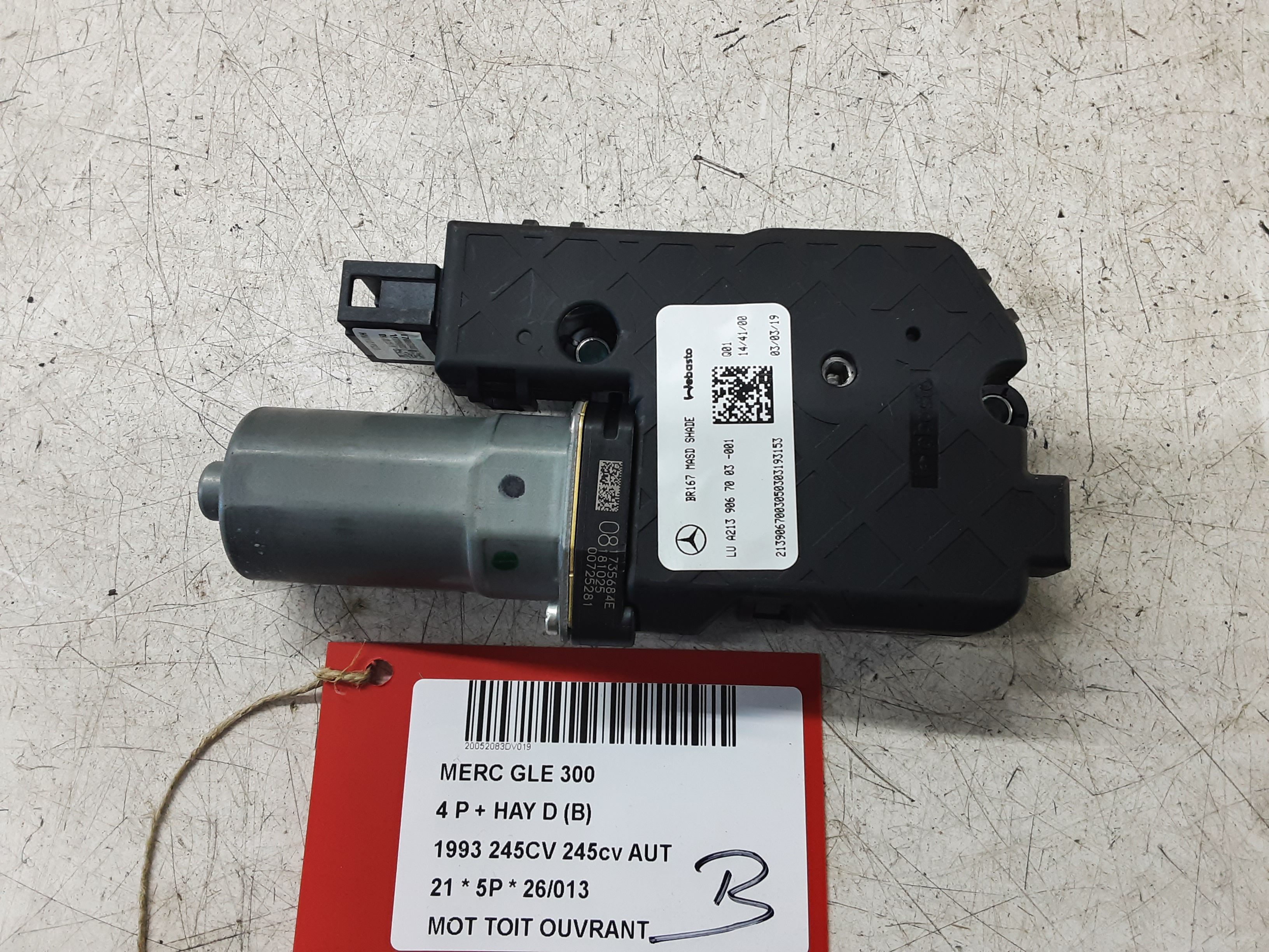 MOTOR SCHUIFDAK Mercedes-Benz GLE W167/C167 19+