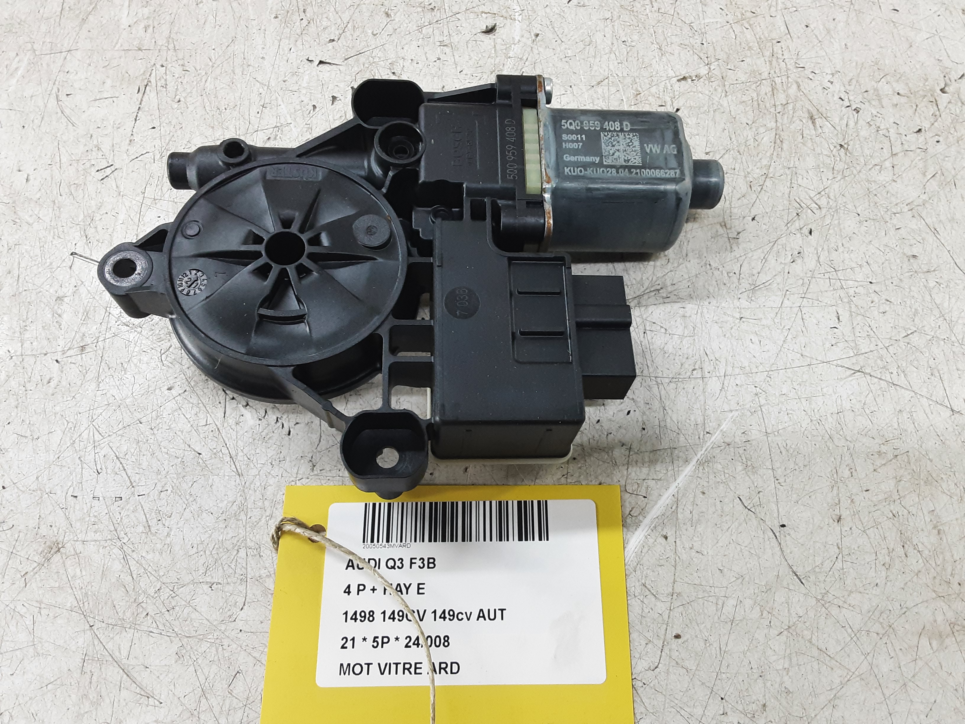 MOTOR RUITMECHANISME ACHTER RECHTS