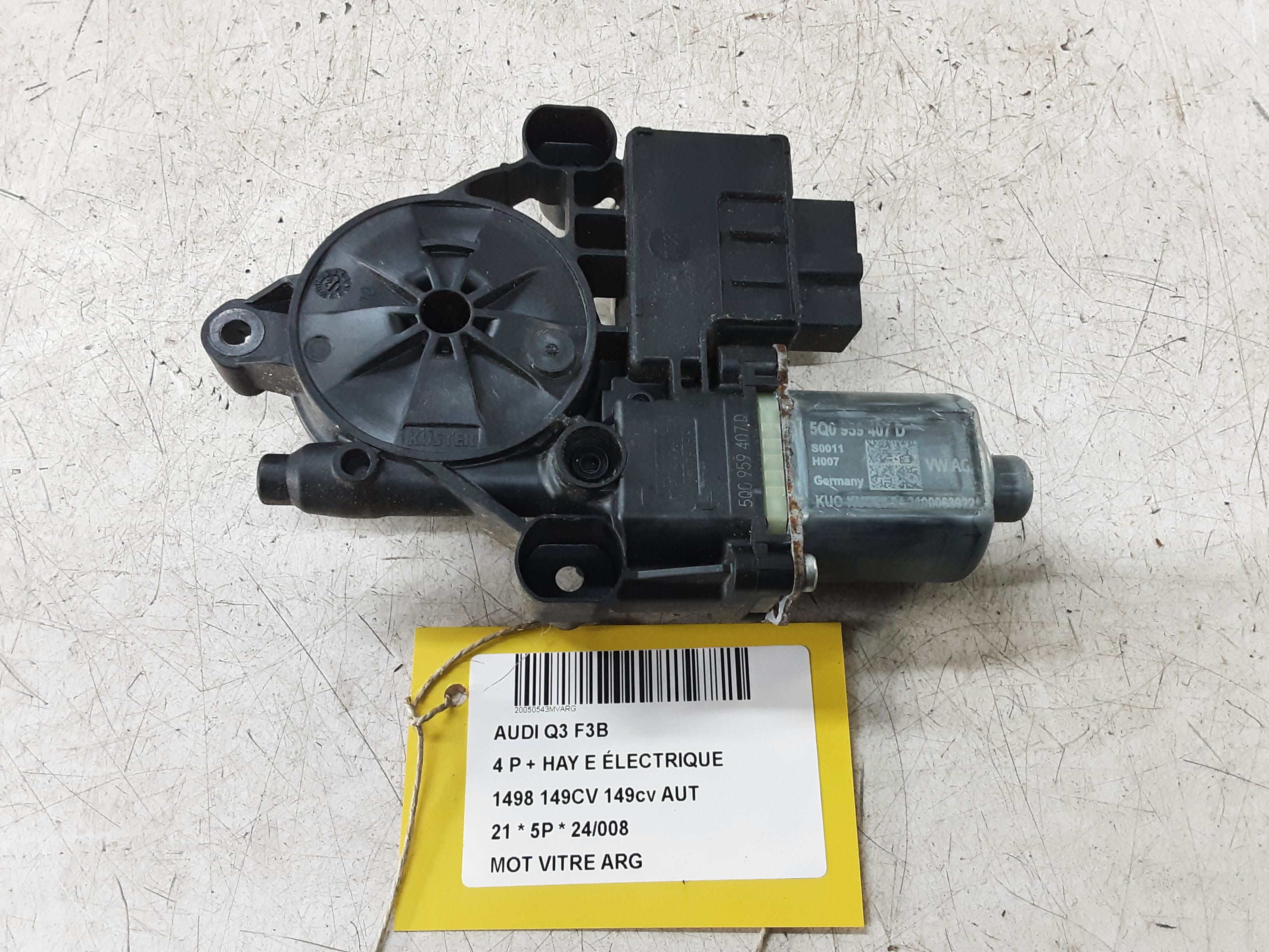 MOTOR RUITMECHANISME ACHTER LINKS
