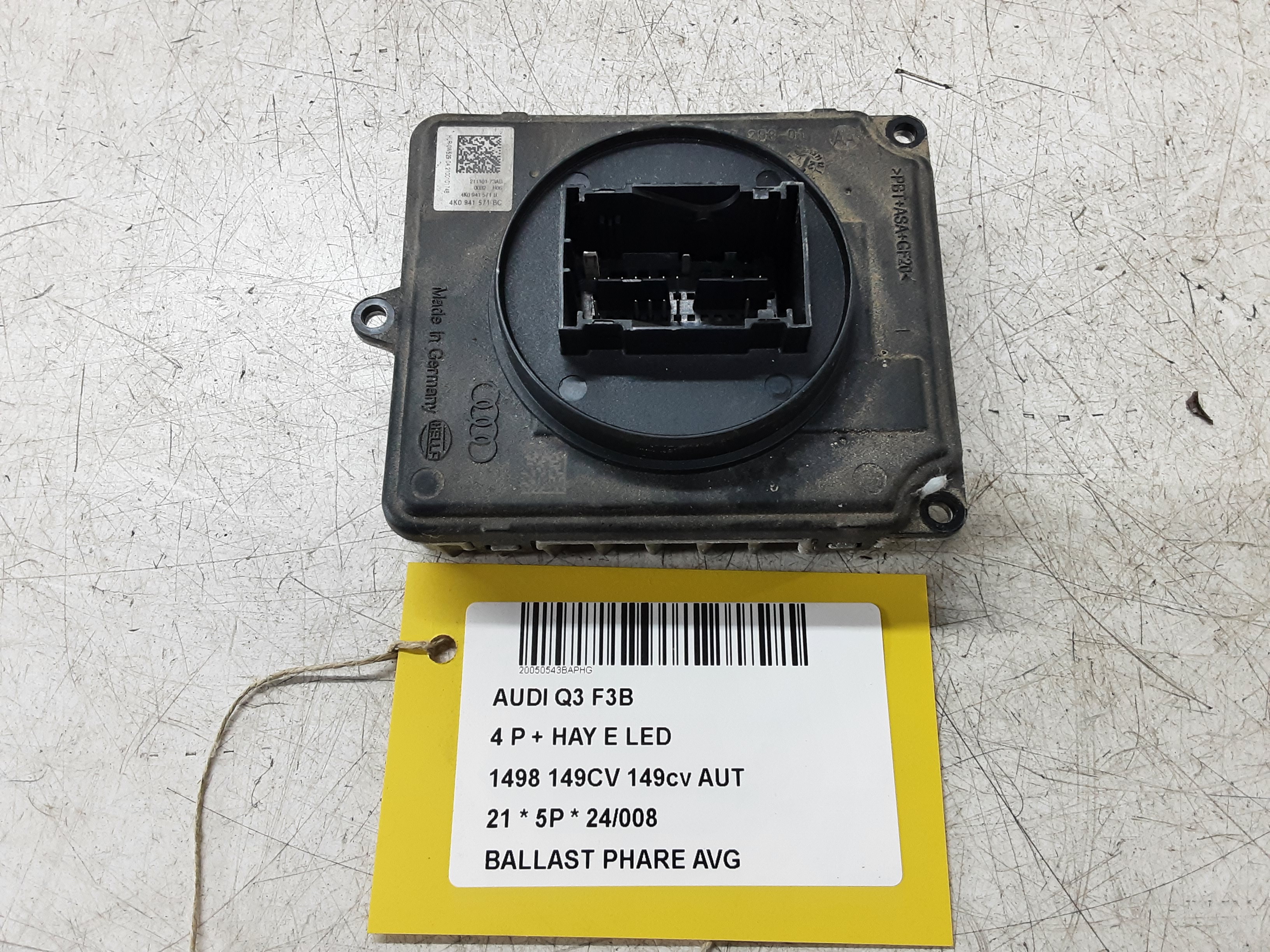 BALLAST DE PHARE AVANT GAUCHE