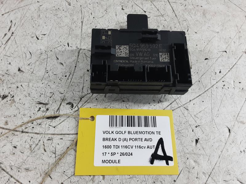 MODULE Vw GOLF VII 1/17 - 2/20 FaceLift