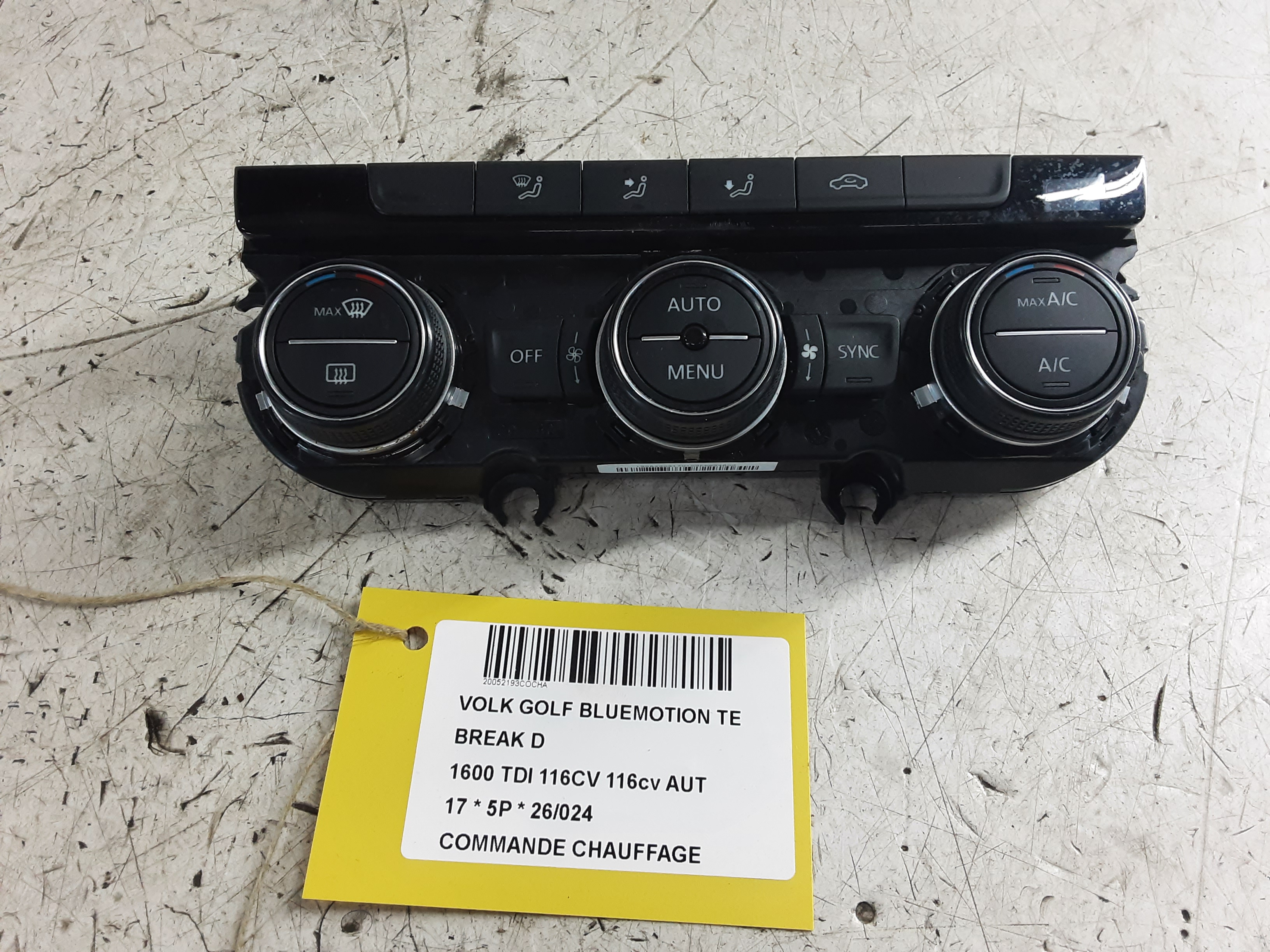 COMMANDE DE CHAUFFAGE