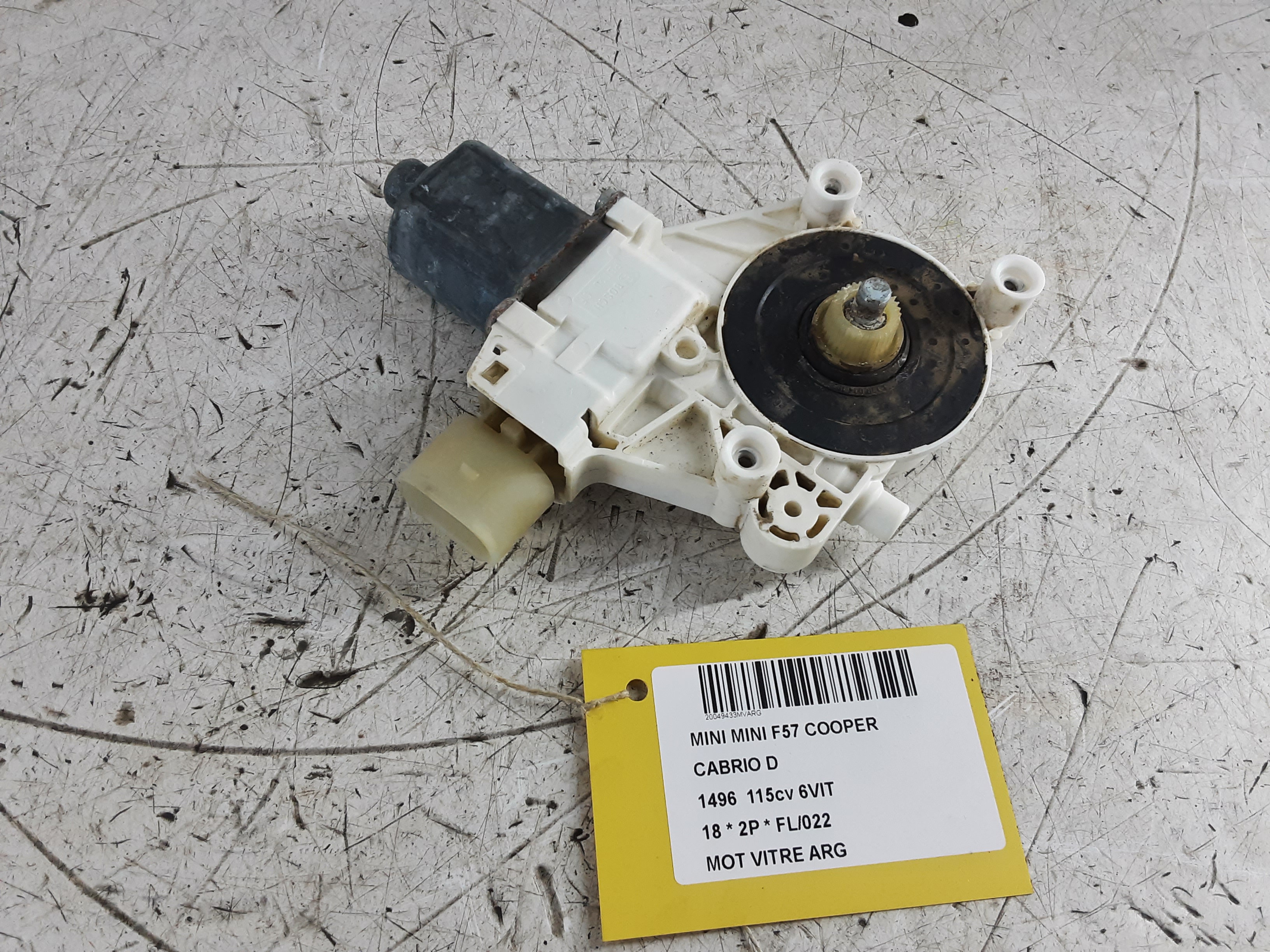 MOTOR RUITMECHANISME ACHTER LINKS