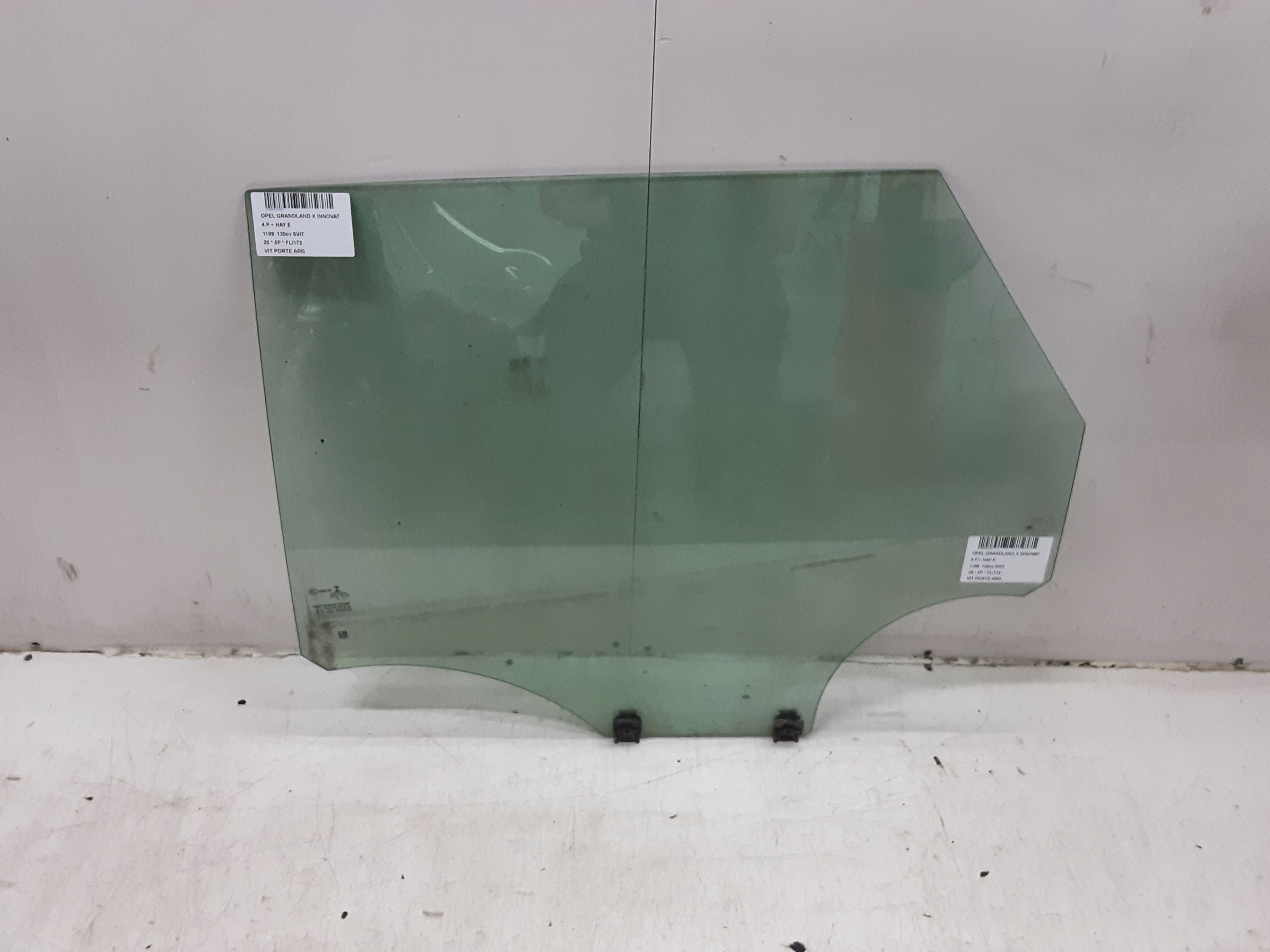 VITRE DE PORTE ARRIERE GAUCHE