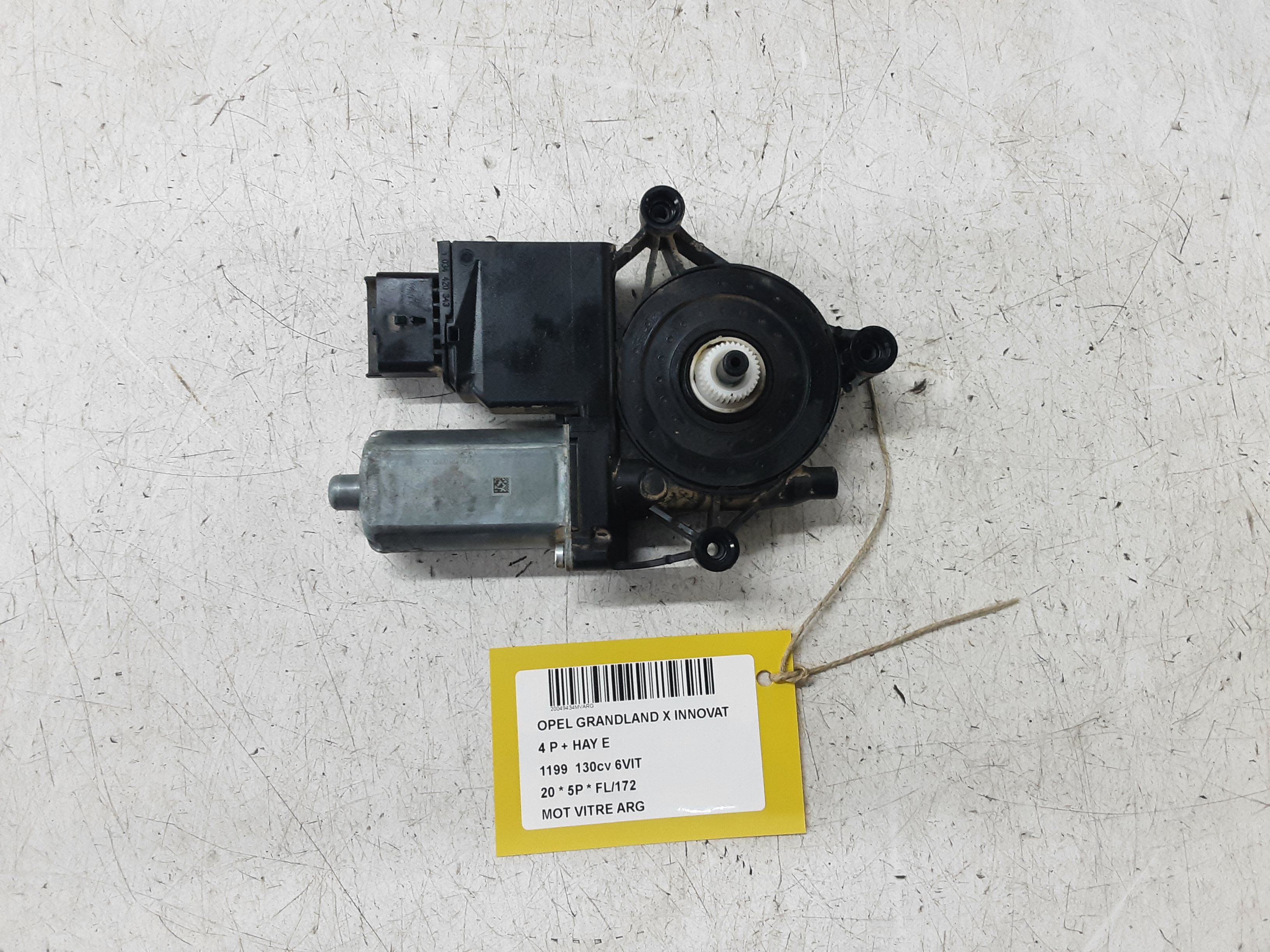 MOTEUR DE VITRE DE PORTE ARRIERE GAUCHE