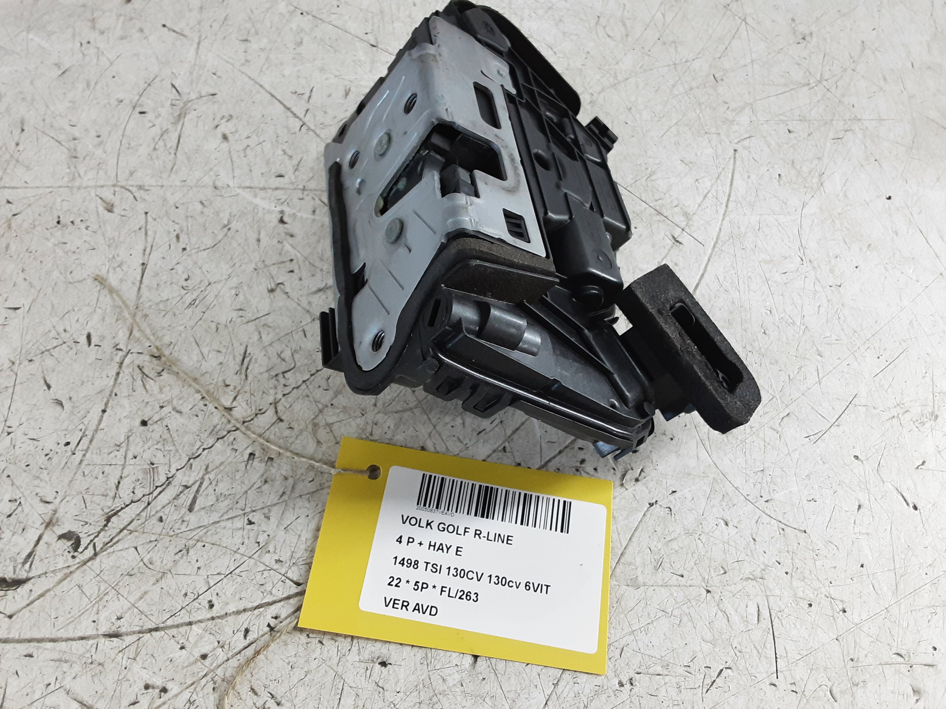 VERGRENDELING VOOR RECHTS