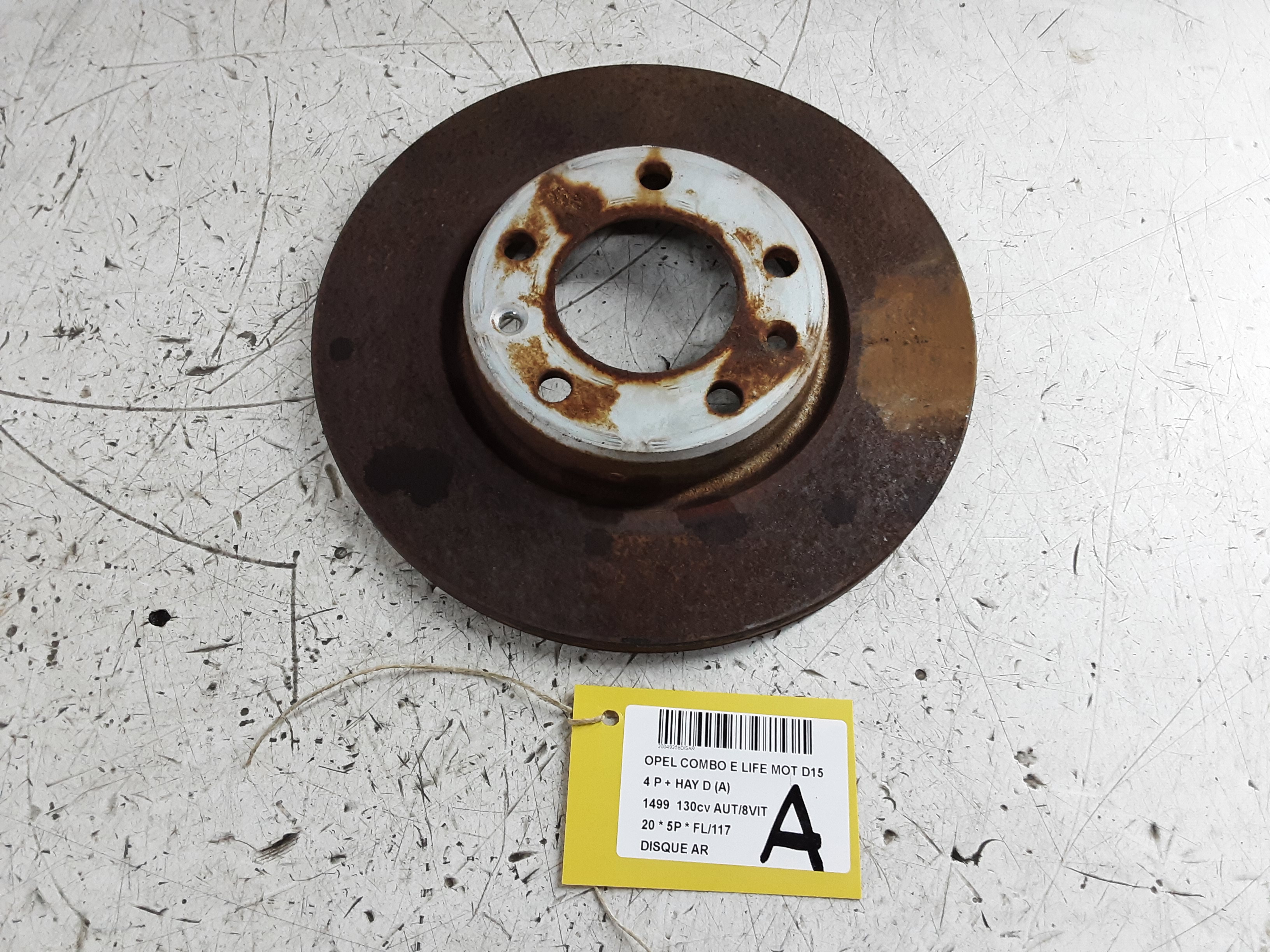 REAR BRAKE DISC