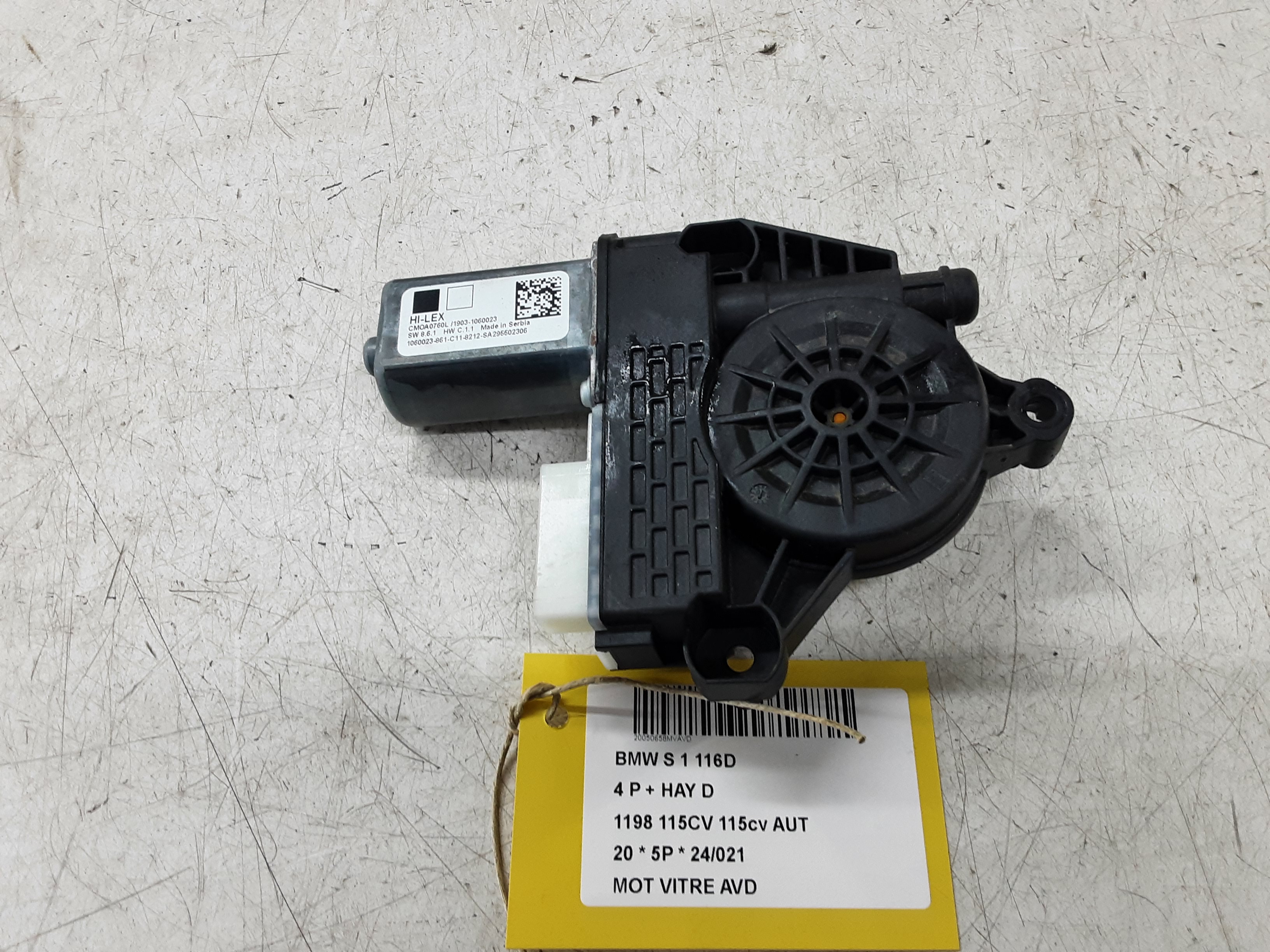 MOTOR RUITMECHANISME VOOR RECHTS Bmw 1 F40 7/19+