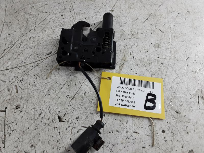 VERROUILLAGE DE CAPOT AVANT Vw POLO (AW/BZ) 10/17 - 9/21