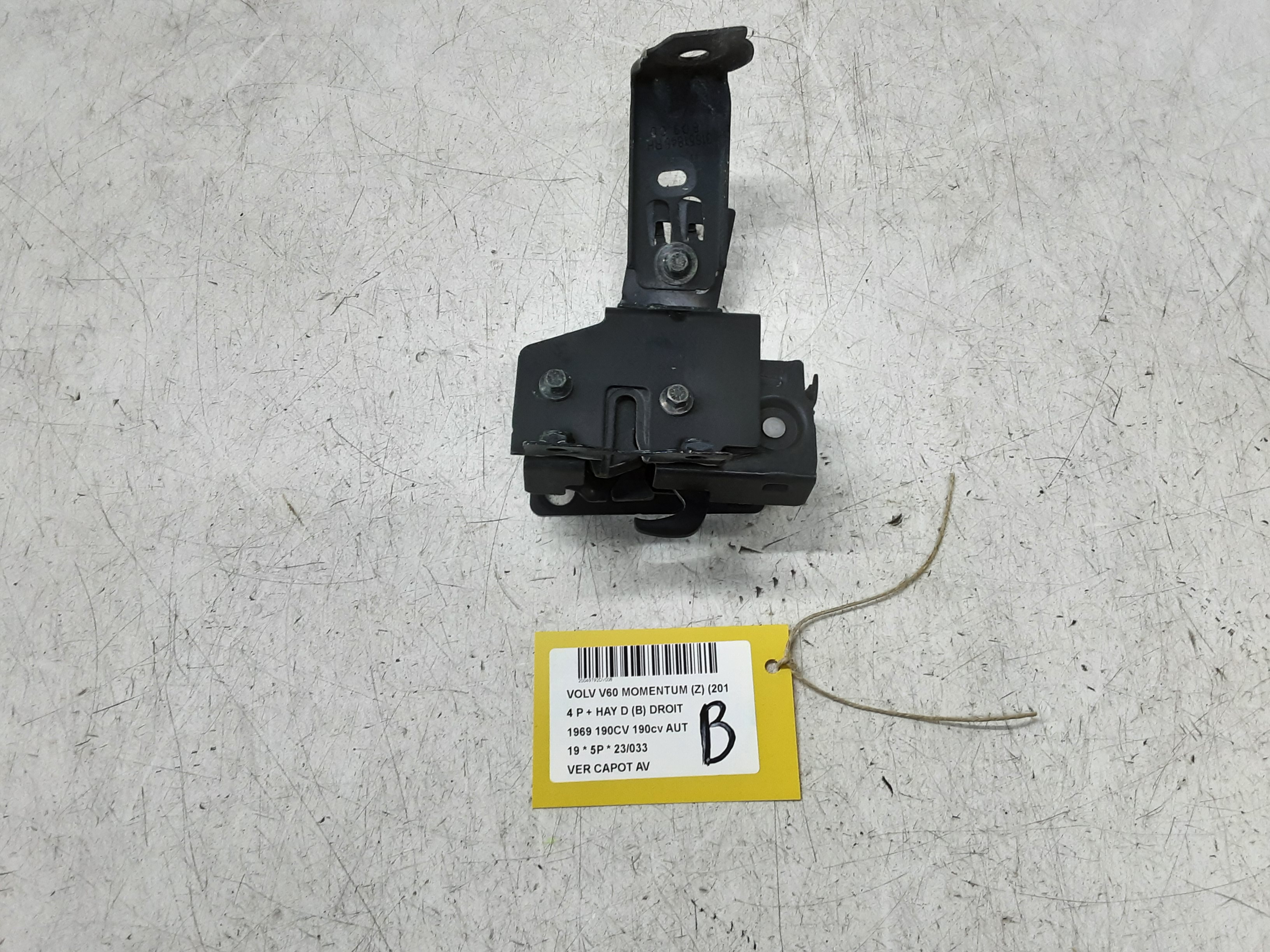 VERGRENDELING MOTORKAP