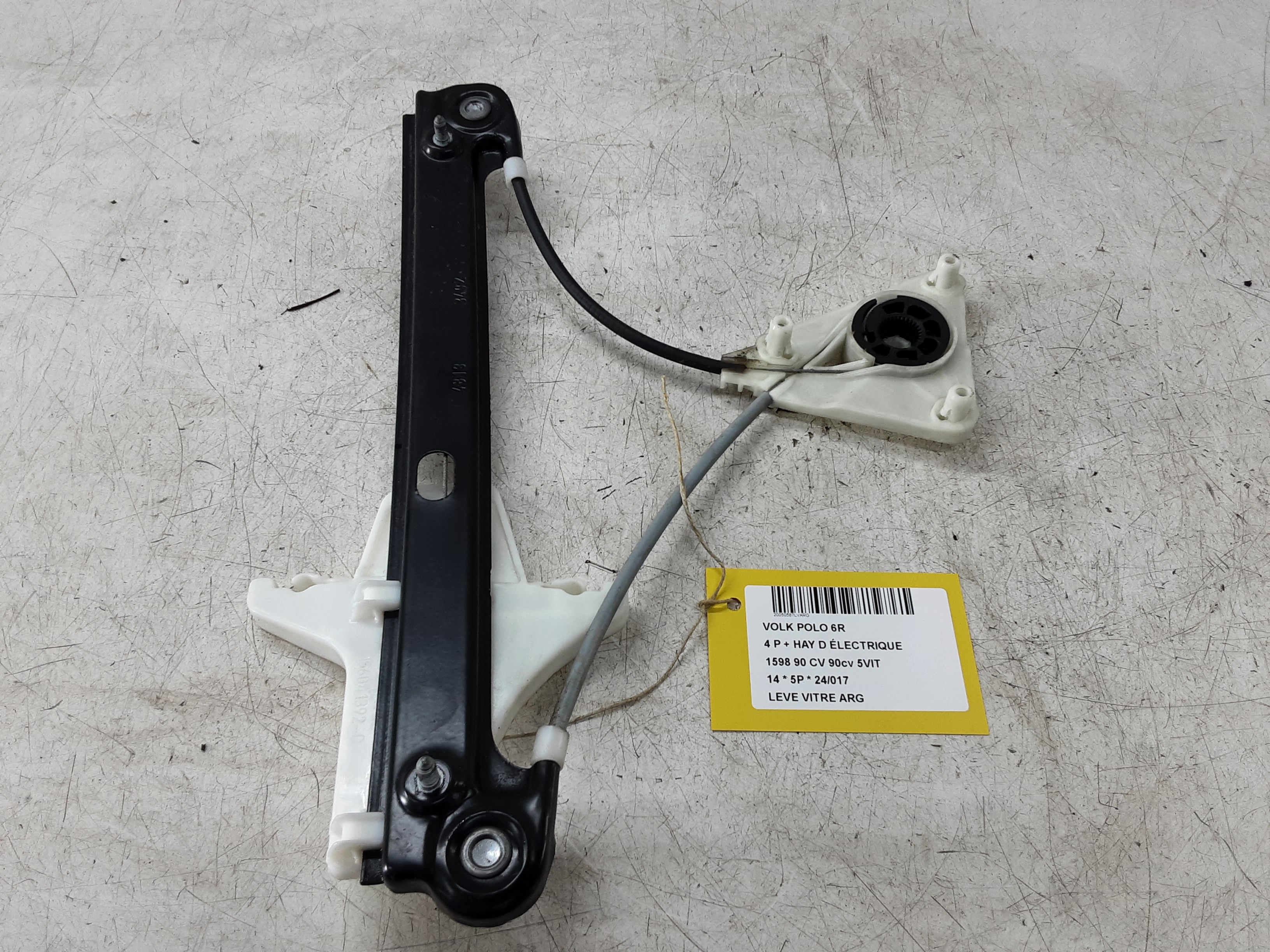 LEVE-VITRE DE PORTE ARRIERE GAUCHE Vw POLO (6R) 6/09 - 4/14