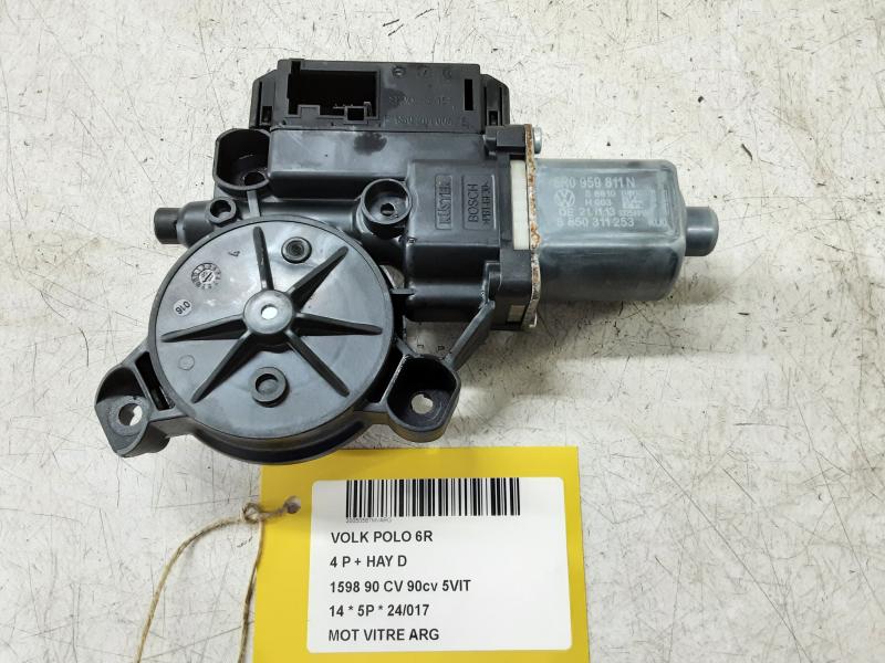 MOTEUR DE VITRE DE PORTE ARRIERE GAUCHE Vw POLO (6R) 6/09 - 4/14