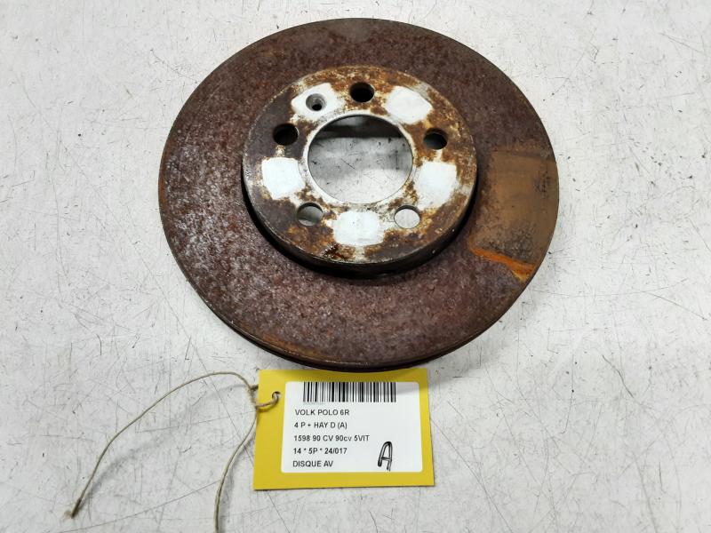 DISQUE AVANT Vw POLO (6R) 6/09 - 4/14