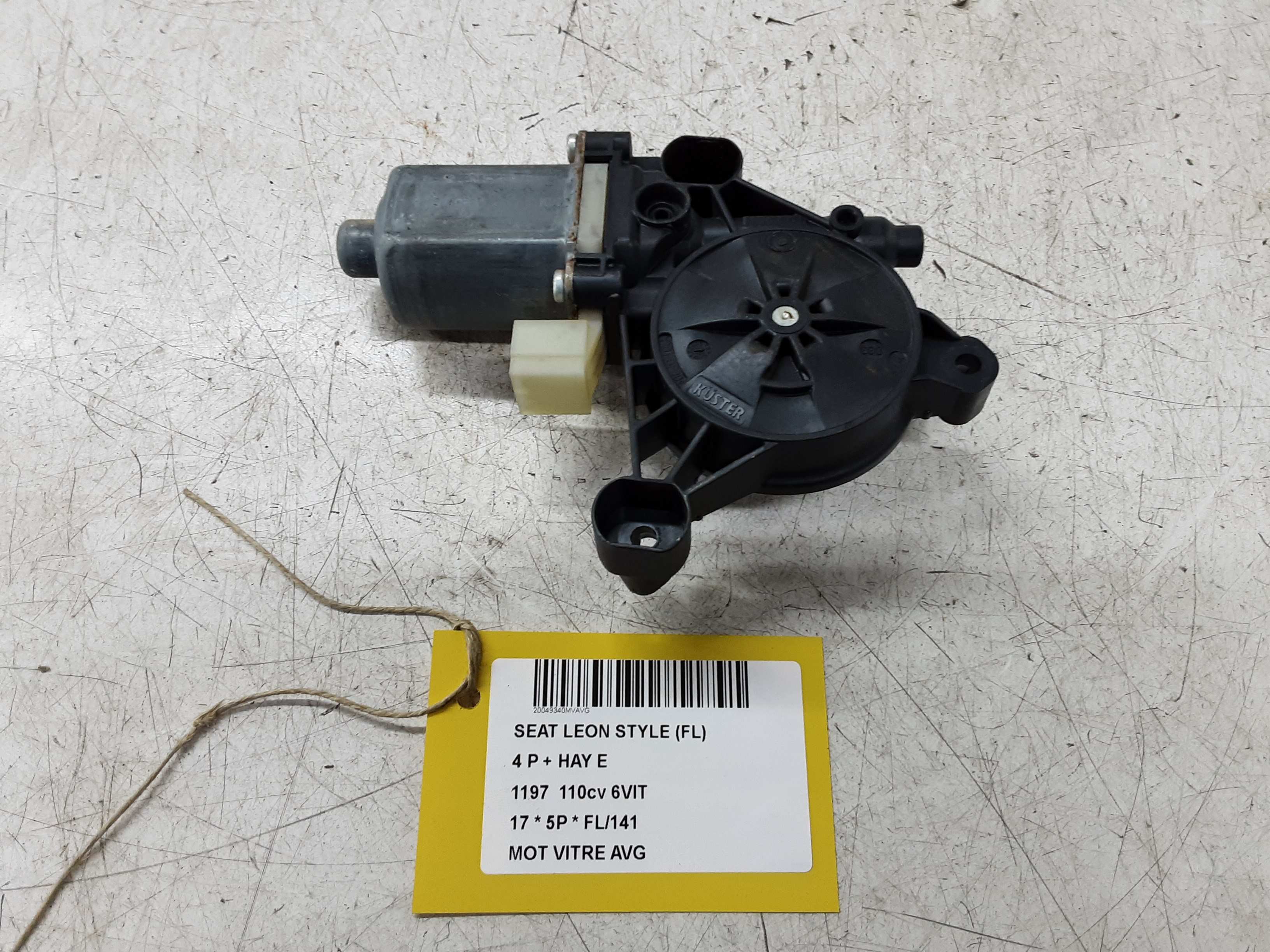 MOTOR RUITMECHANISME VOOR LINKS