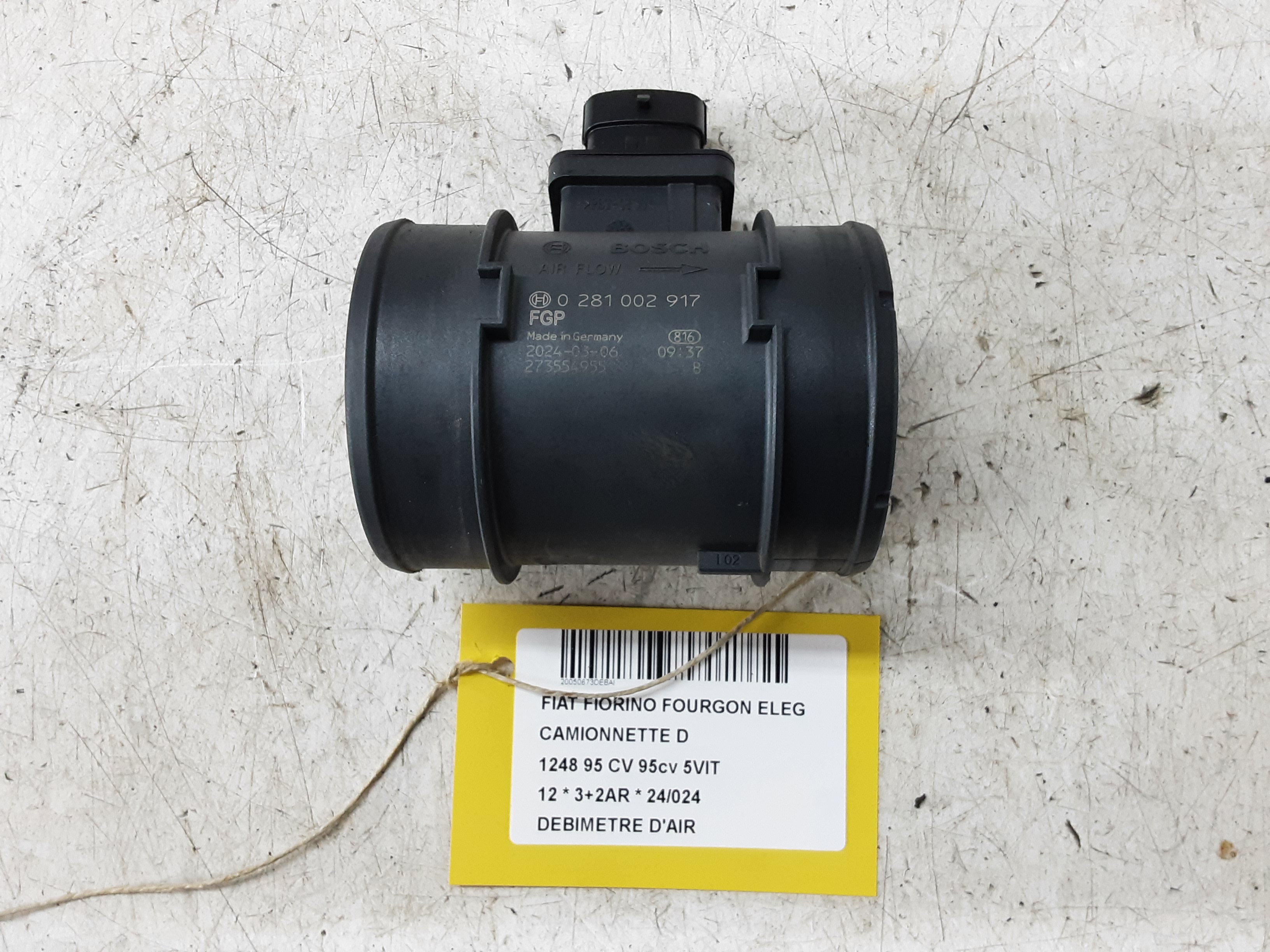LUCHTHOEVEELHEIDSMETER Fiat FIORINO 08+