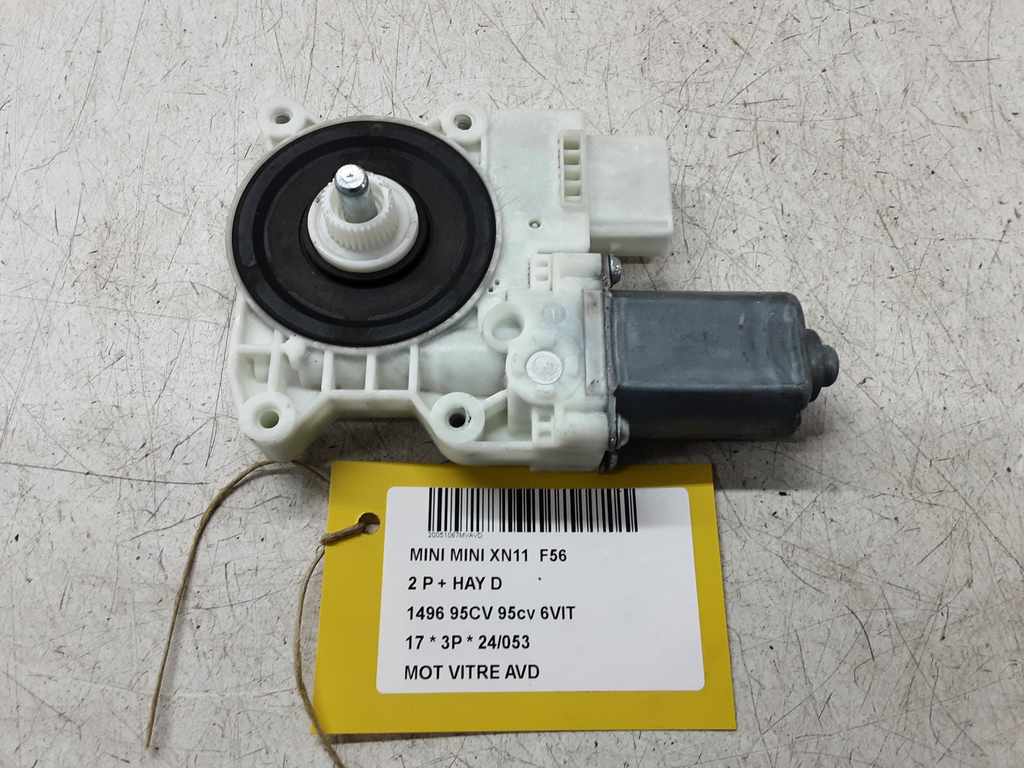 MOTOR RUITMECHANISME VOOR RECHTS Mini F56 3-portes : 11/13 >
