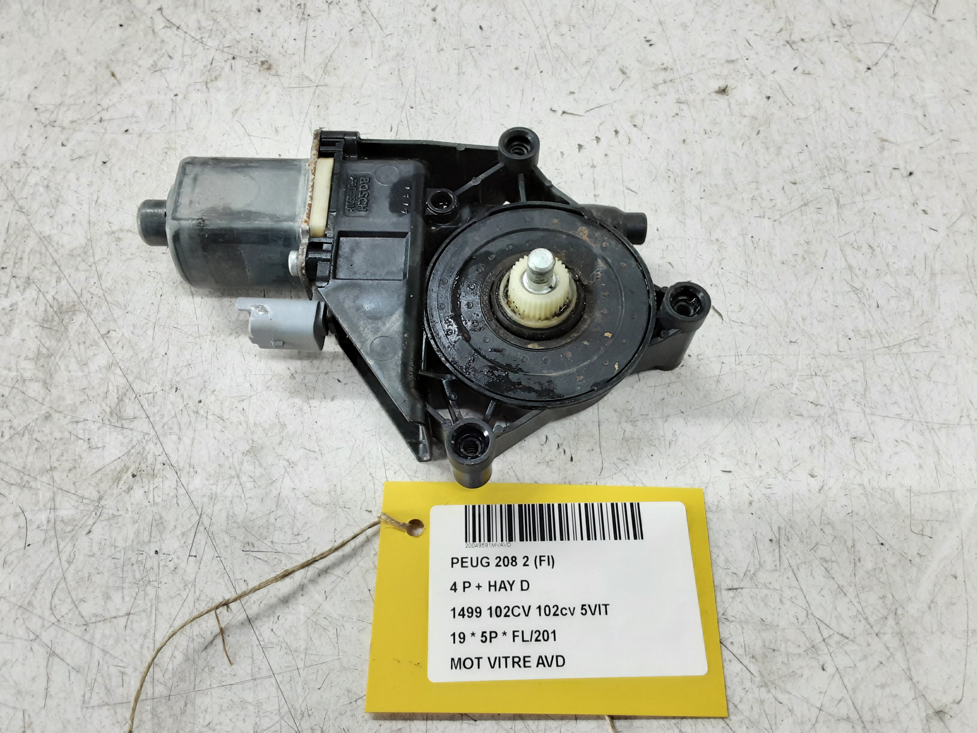 MOTOR RUITMECHANISME VOOR RECHTS