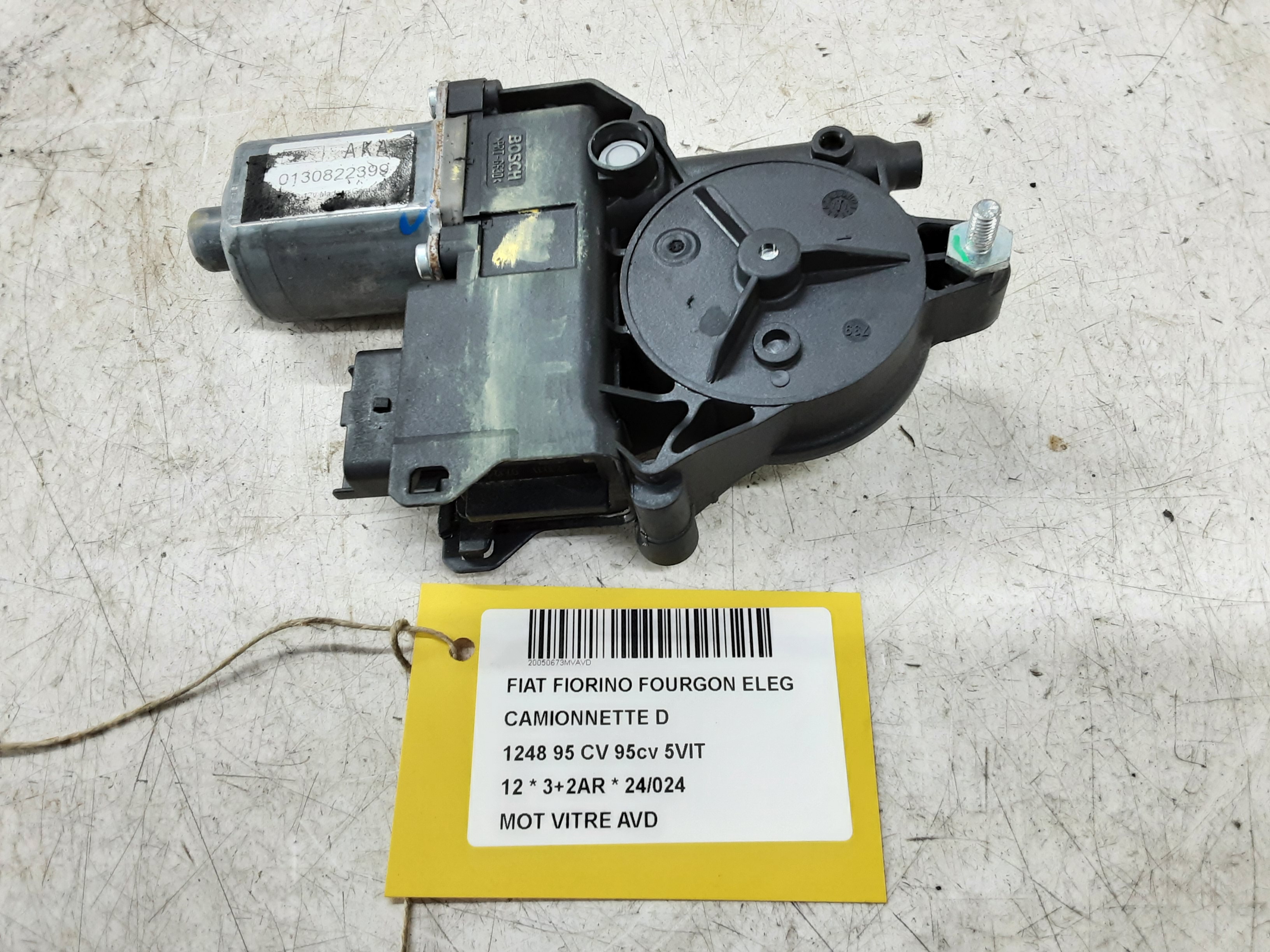 MOTOR RUITMECHANISME VOOR RECHTS Fiat FIORINO 08+
