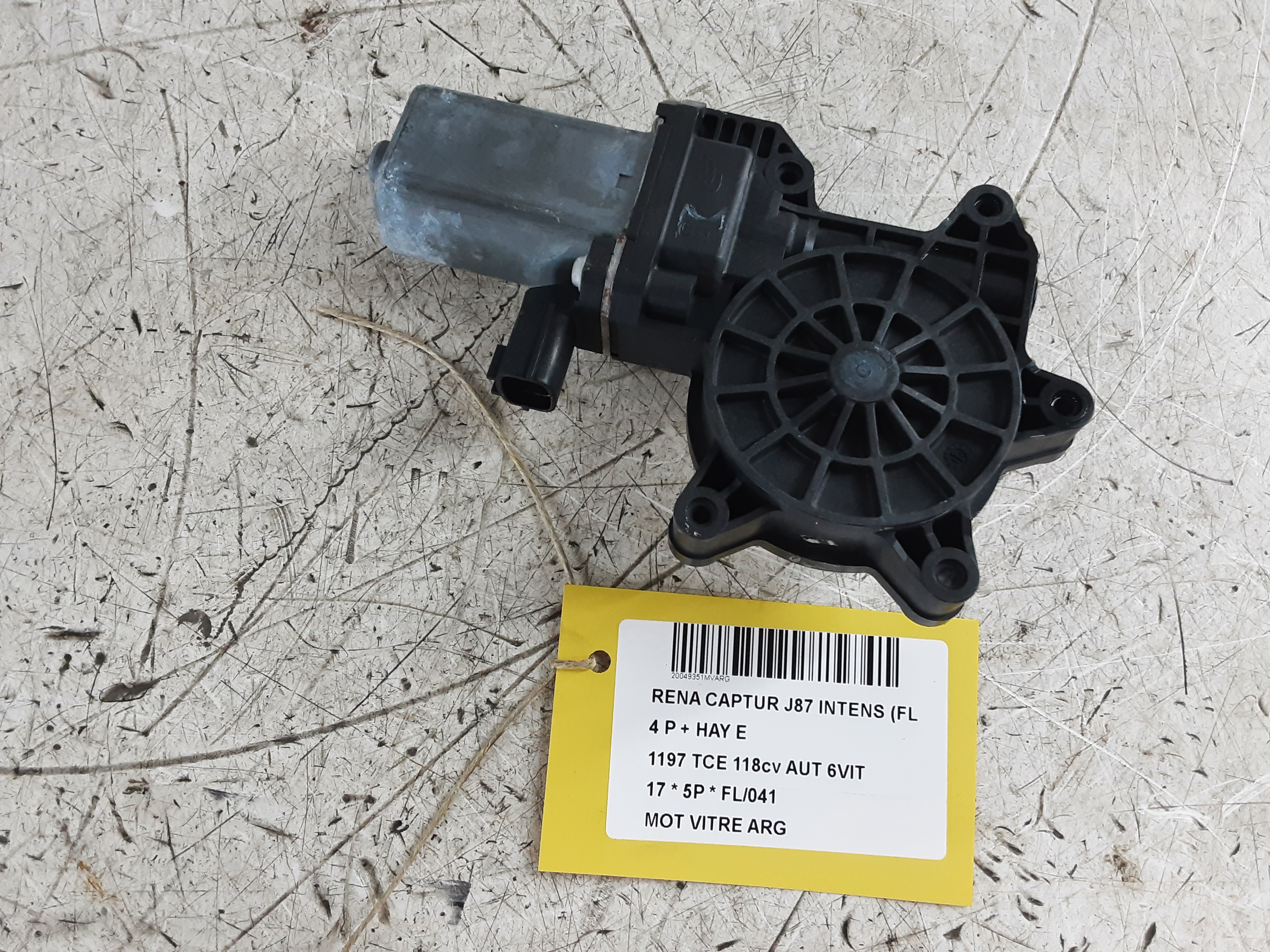 MOTEUR DE VITRE DE PORTE ARRIERE GAUCHE