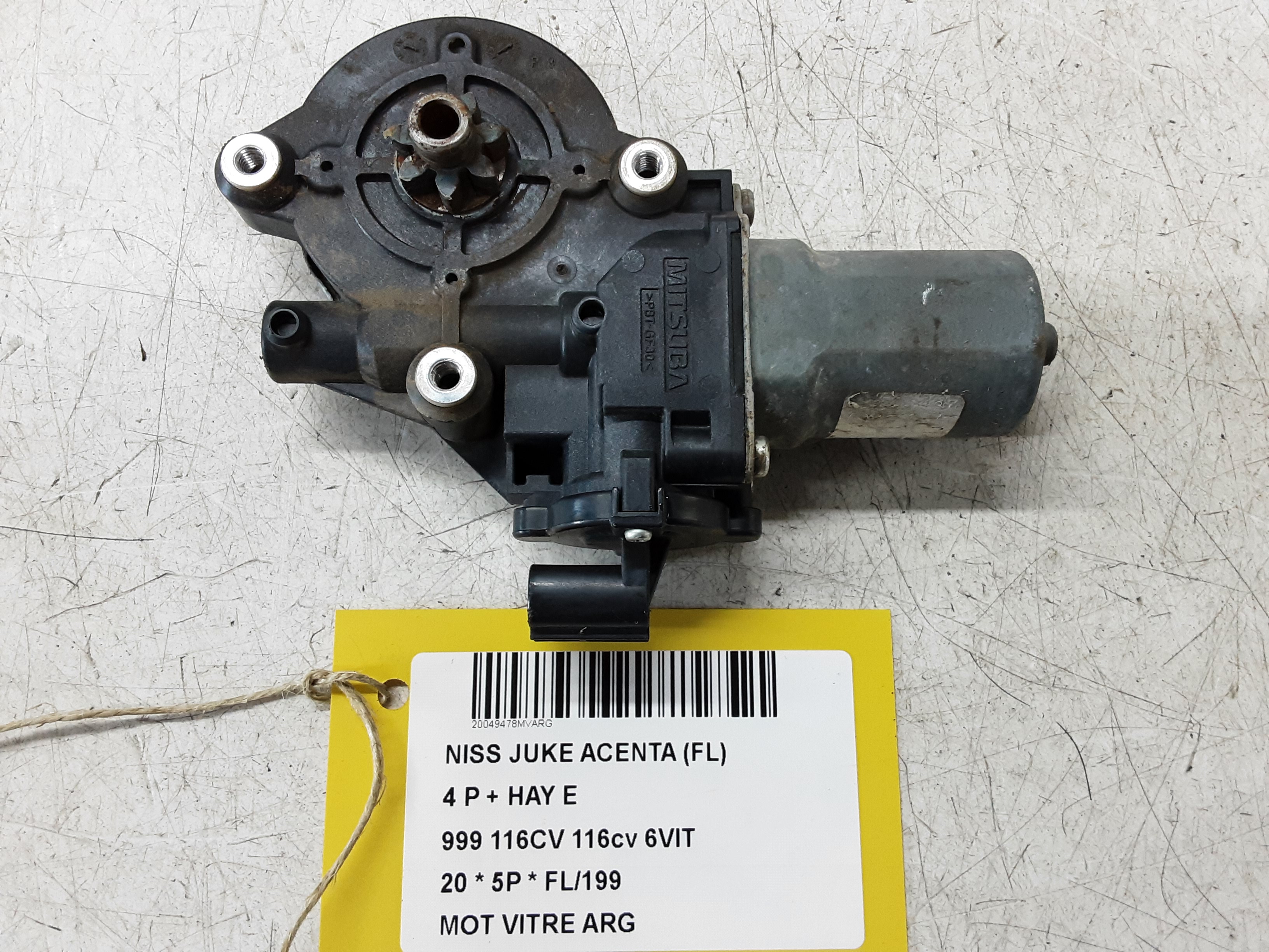 MOTOR RUITMECHANISME ACHTER LINKS