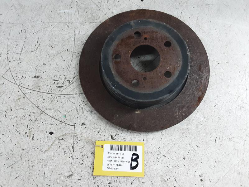 BREMSSCHEIBE HINTEN Toyota C-HR (1) 10/19+ FaceLift