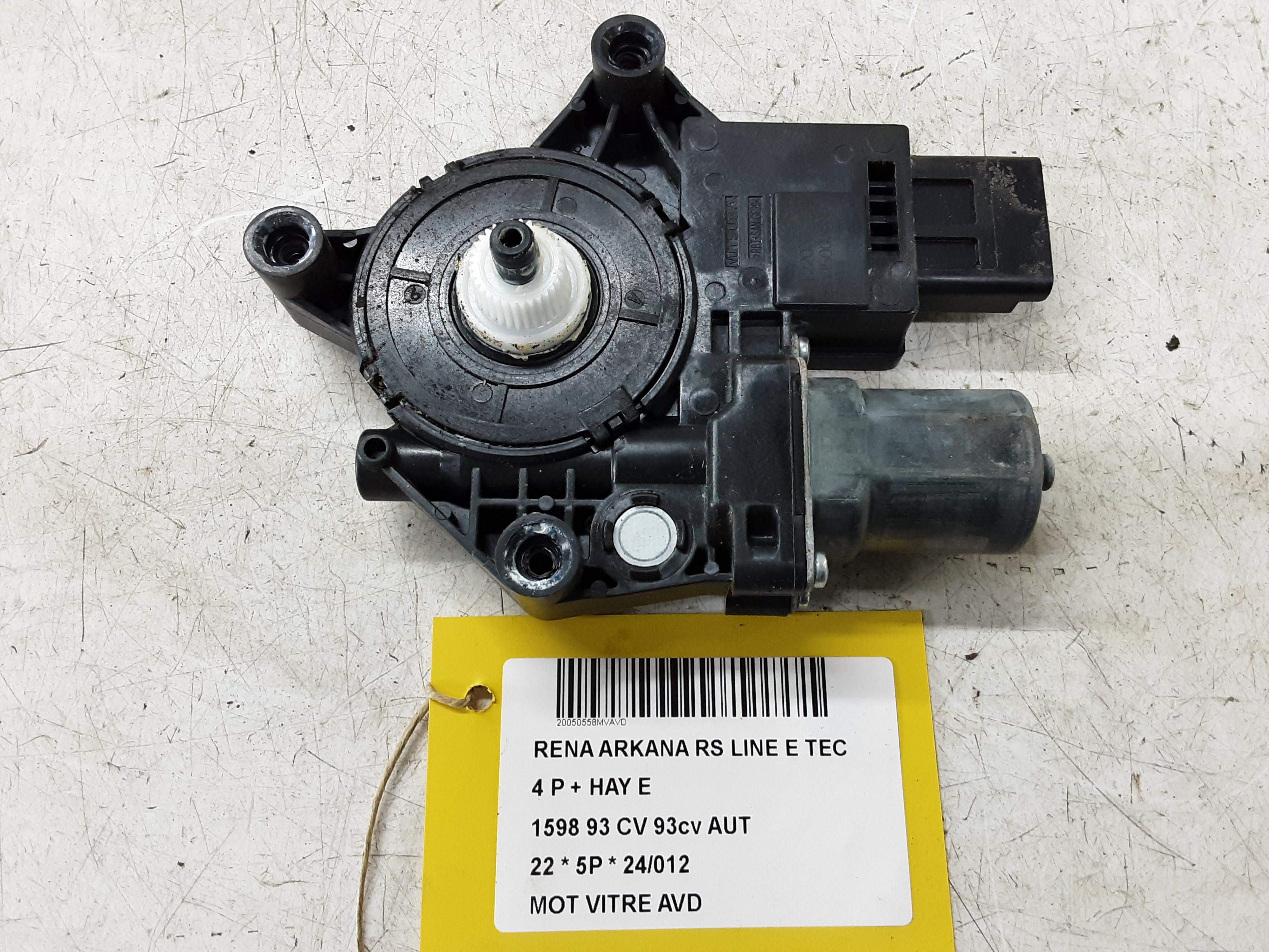 MOTOR RUITMECHANISME VOOR RECHTS