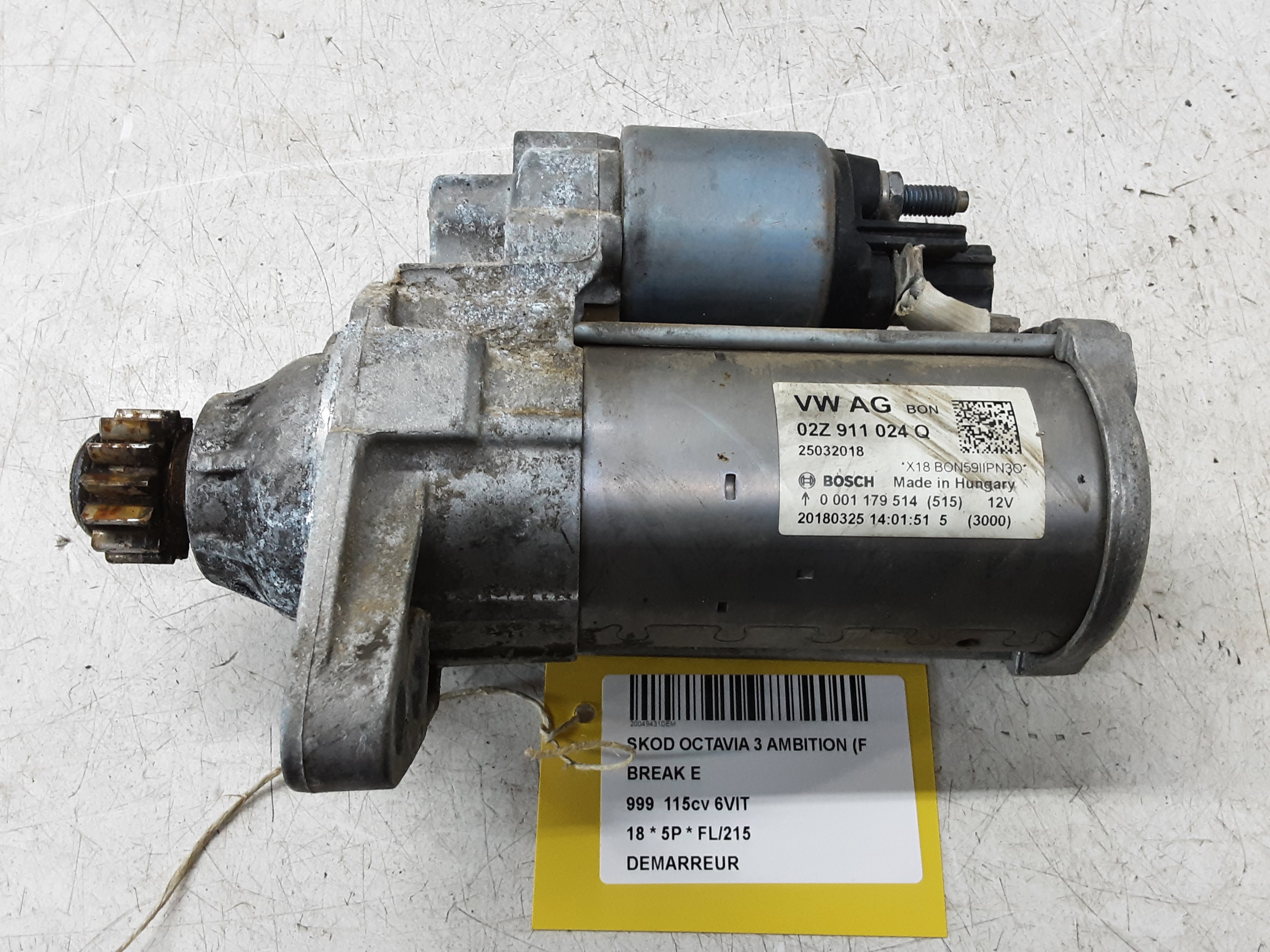 STARTMOTOR Skoda OCTAVIA (5E) FaceLift 3/17 - 20