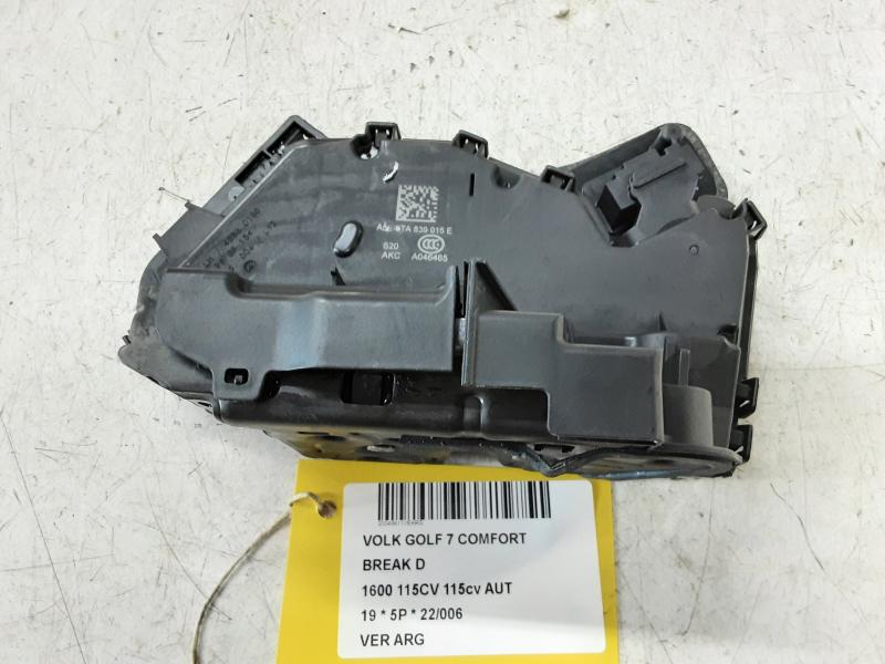 VERGRENDELING ACHTER LINKS Vw GOLF VII 1/17 - 2/20 FaceLift