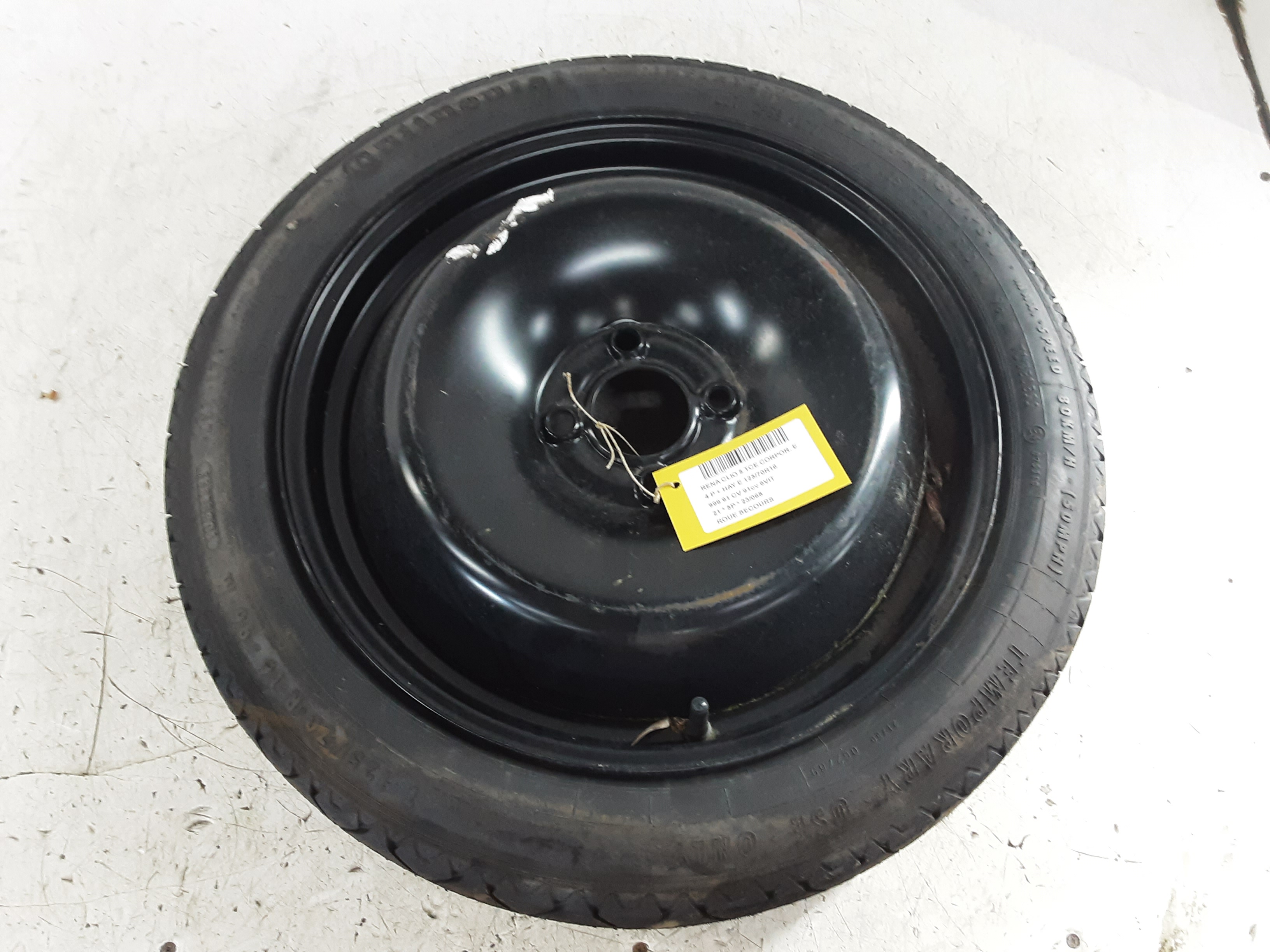 ROUE DE SECOURS