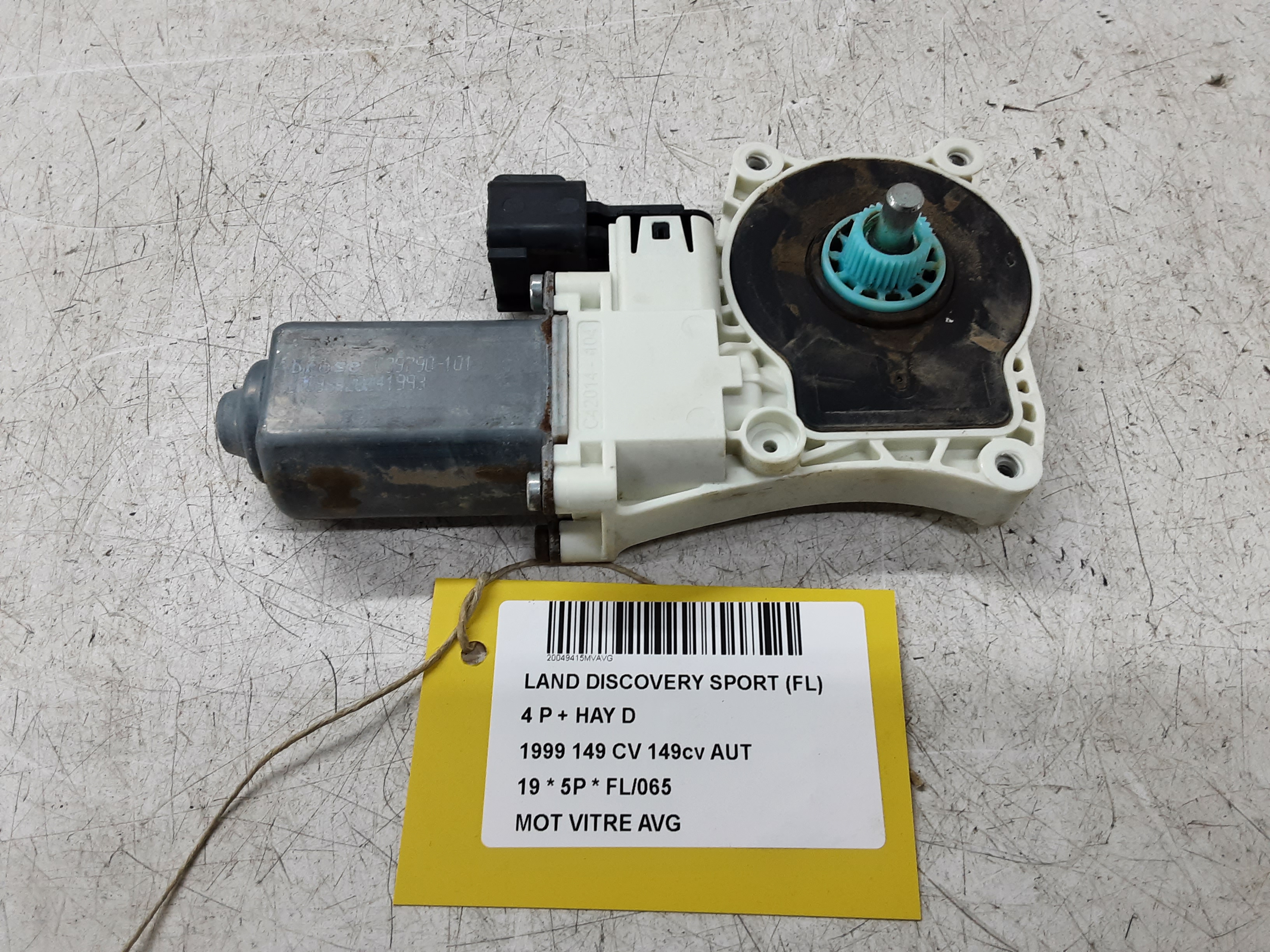 MOTOR RUITMECHANISME VOOR LINKS