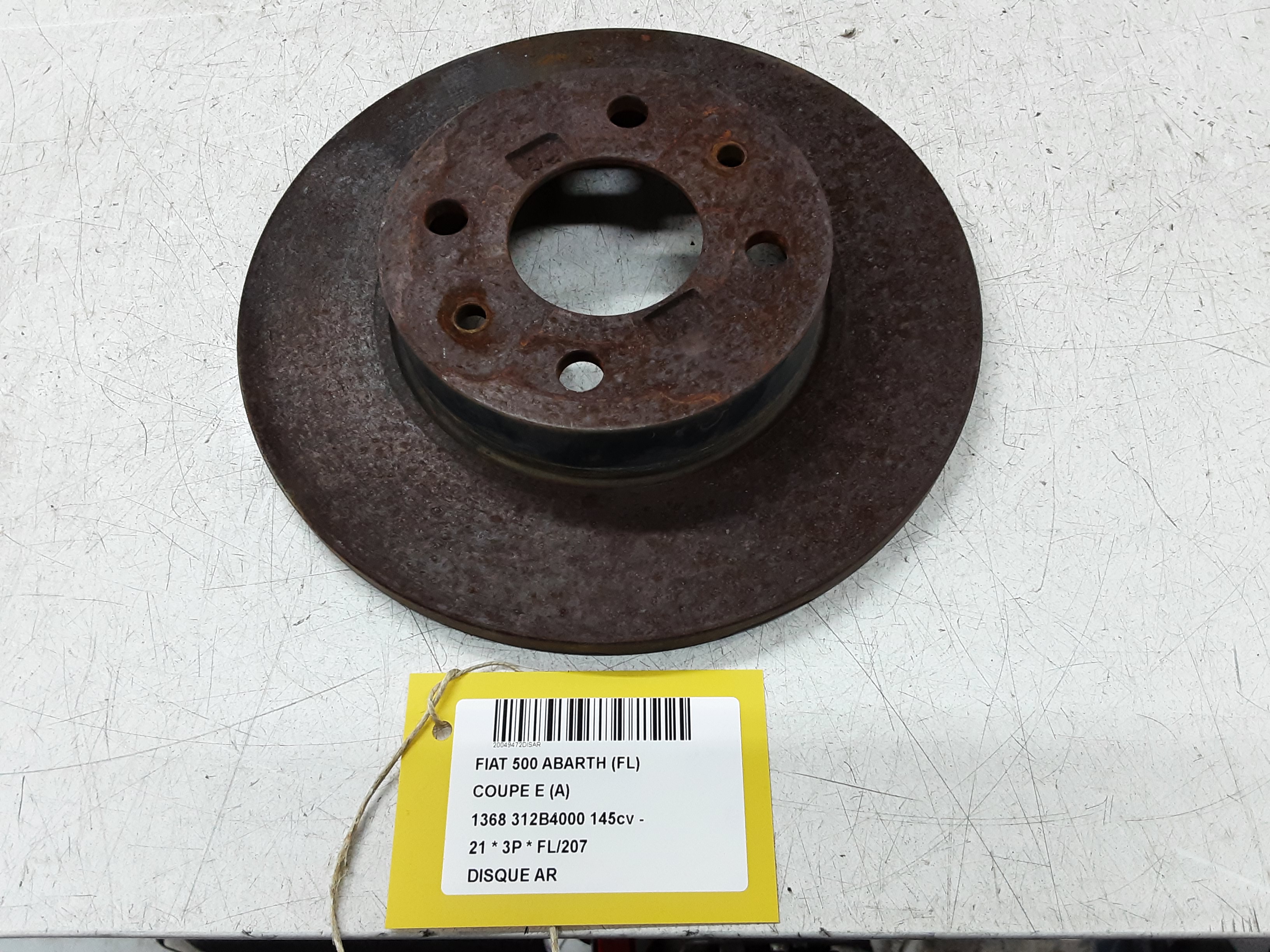 BREMSSCHEIBE HINTEN