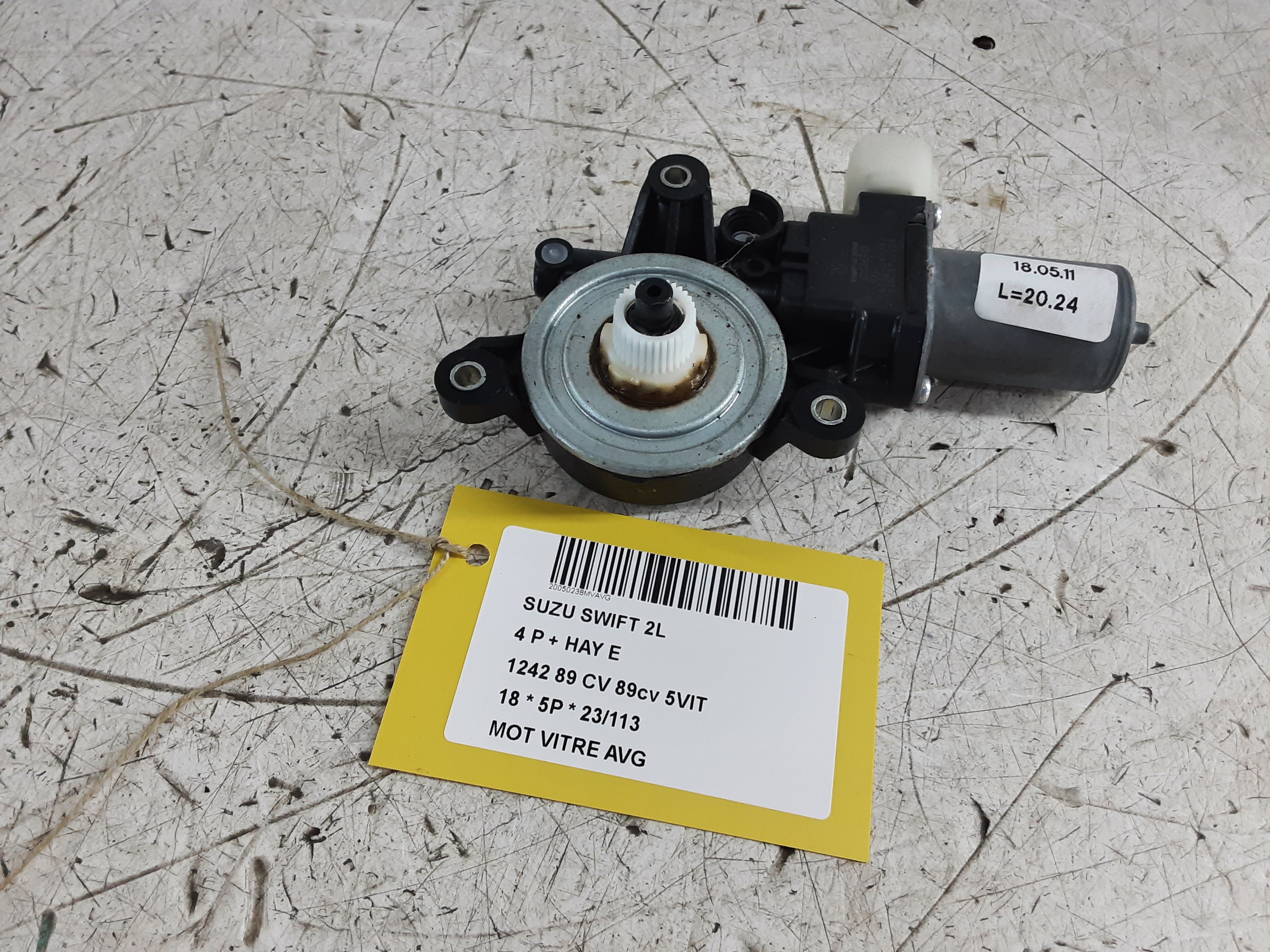 MOTOR RUITMECHANISME VOOR LINKS Suzuki SWIFT 4/17+