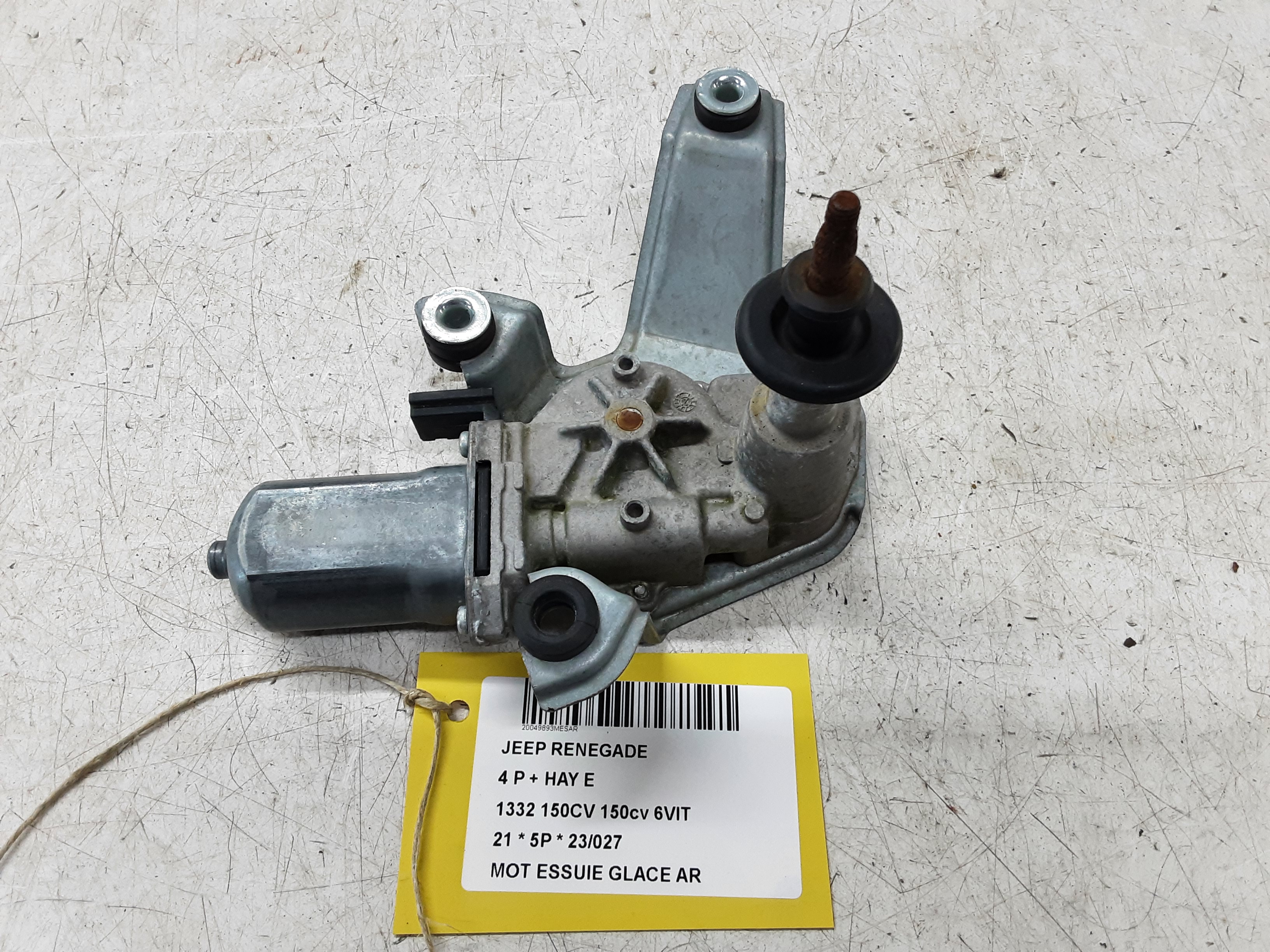 MOTEUR D'ESSUIE-GLACE ARRIERE