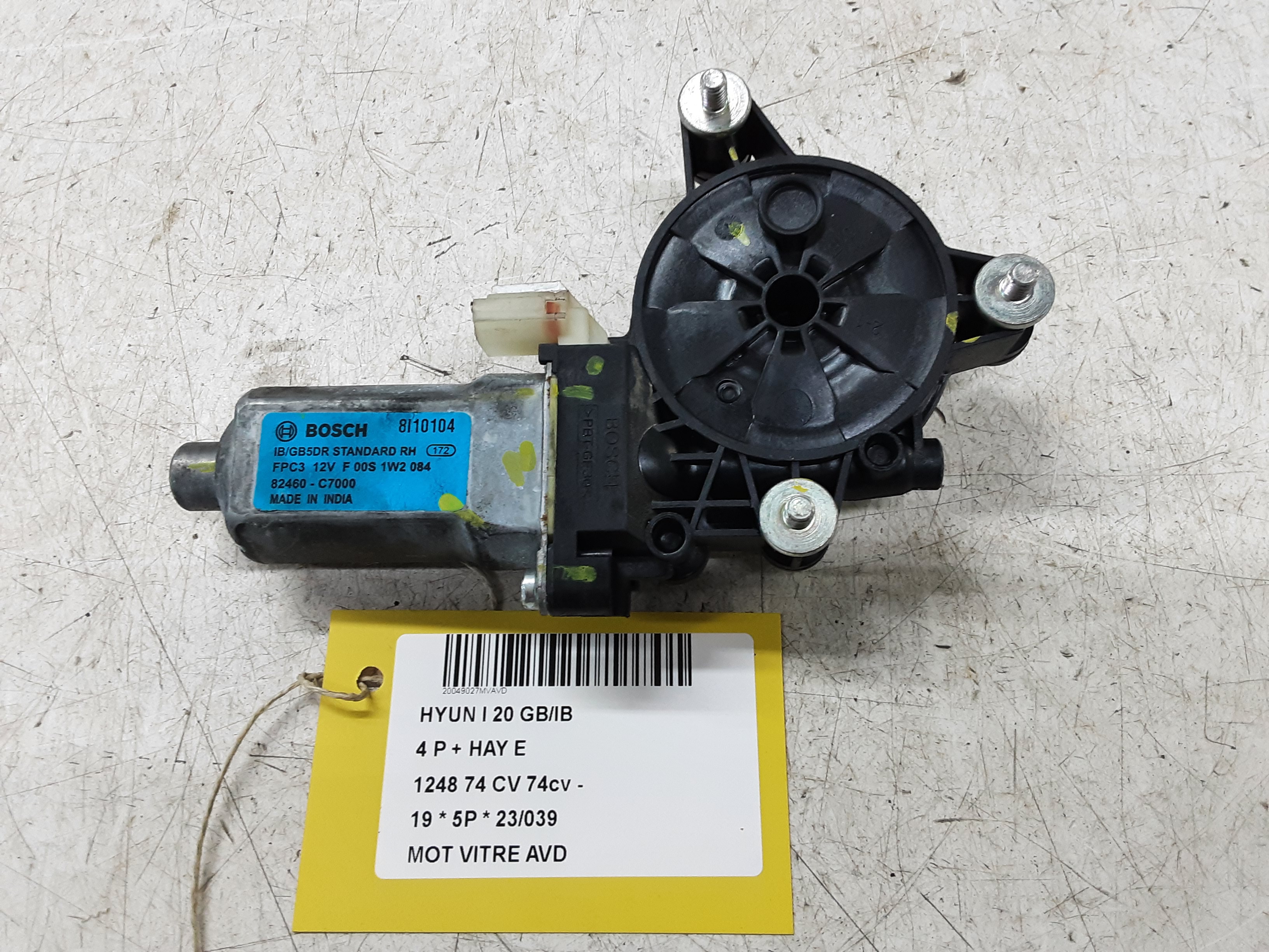 MOTEUR DE VITRE DE PORTE AVANT DROITE Hyundai I20 (3) Face Lift 8/18 - 08/20