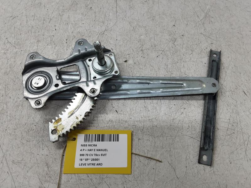 FENSTERMECHANIK TÜRIG RECHTS HINTEN Nissan MICRA 3/17+ K14