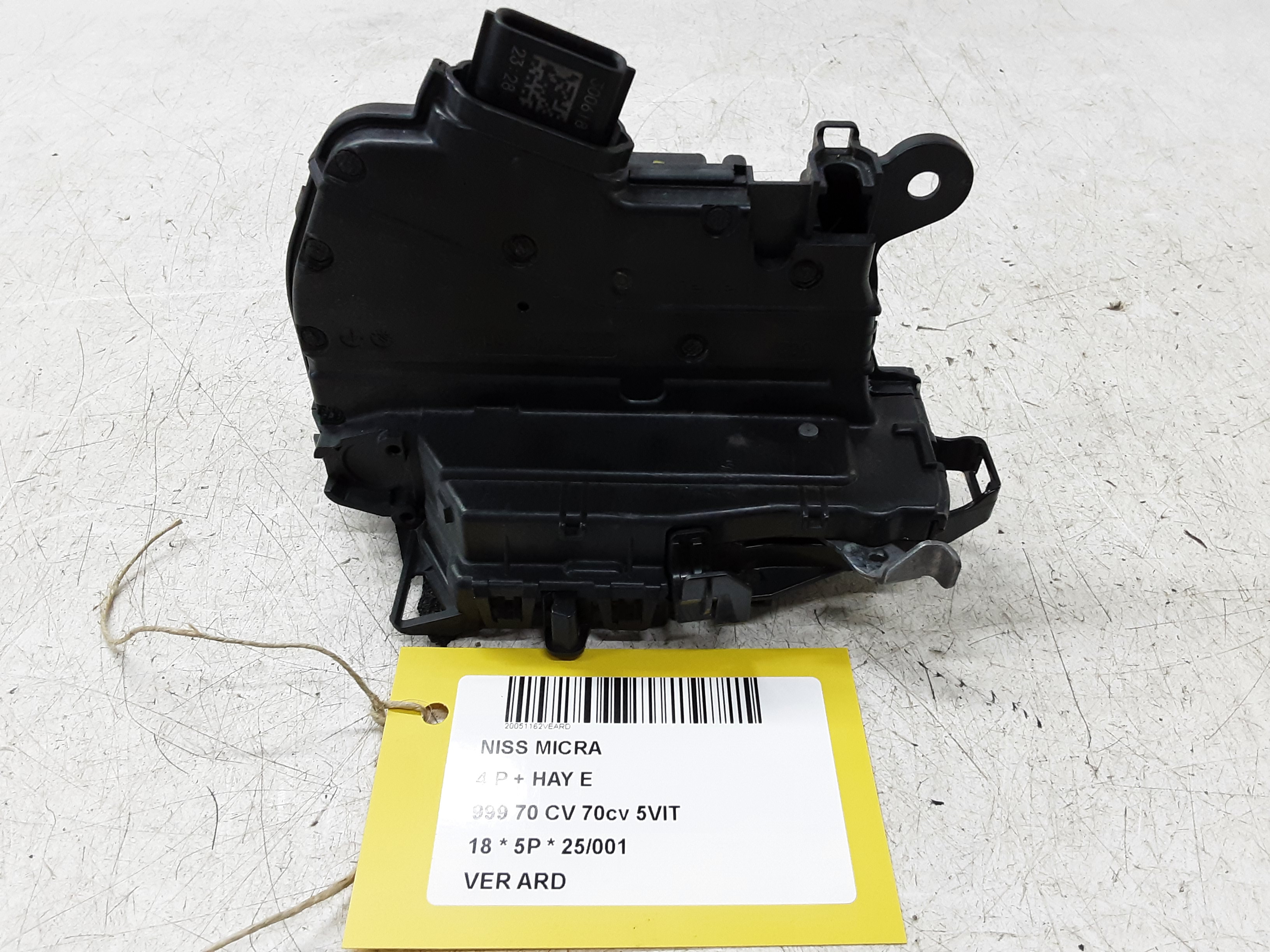 VERGRENDELING ACHTER RECHTS Nissan MICRA 3/17+ K14