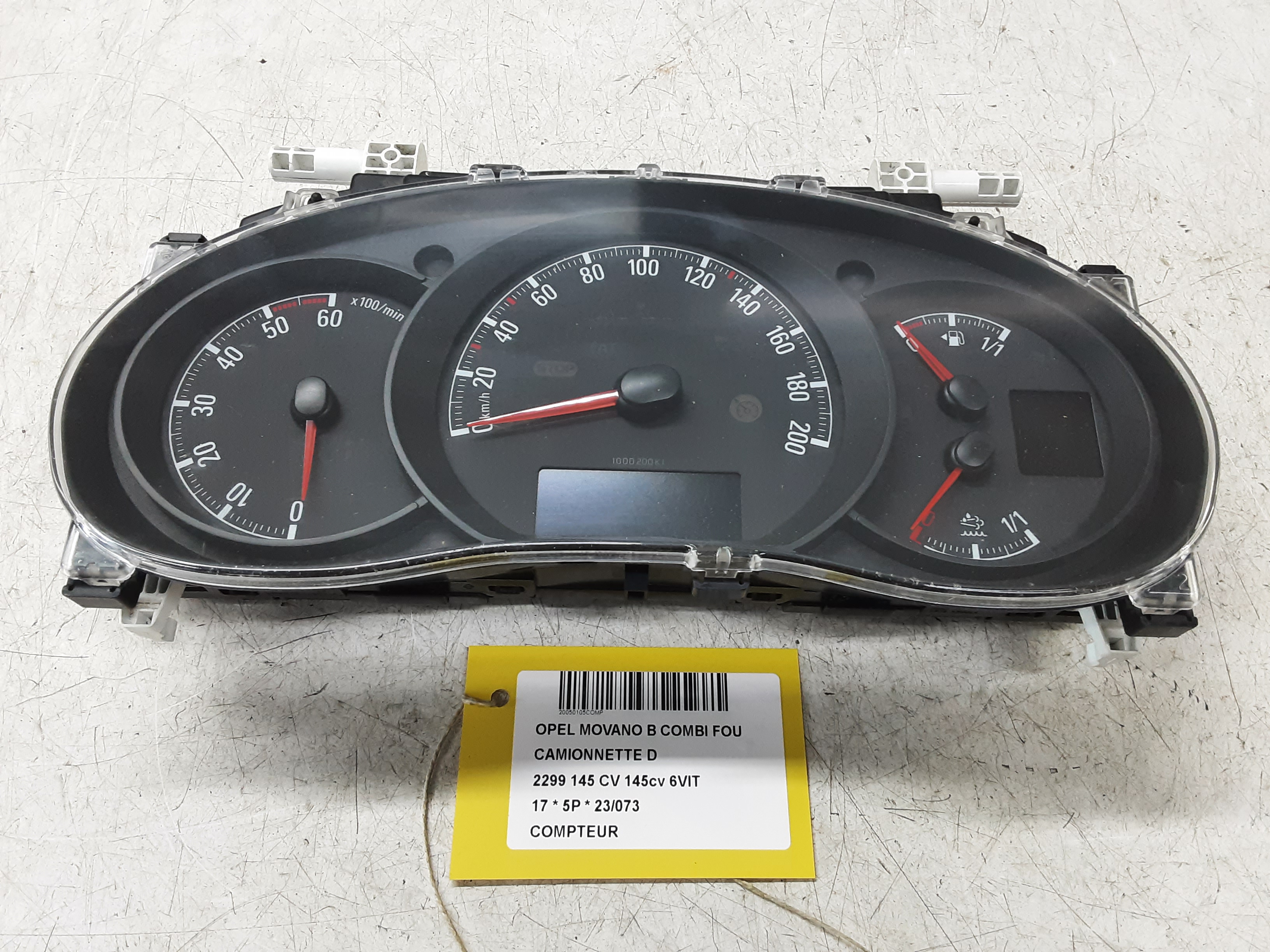 KM ODOMETER Opel MOVANO 10+