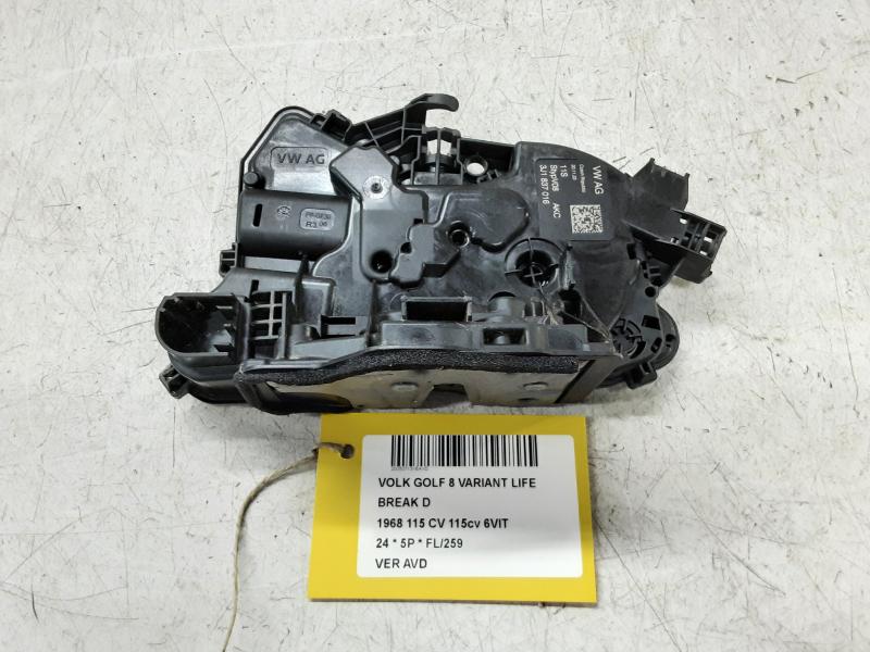 VERROUILLAGE DE PORTE AVANT DROITE Vw GOLF VIII 2/20+