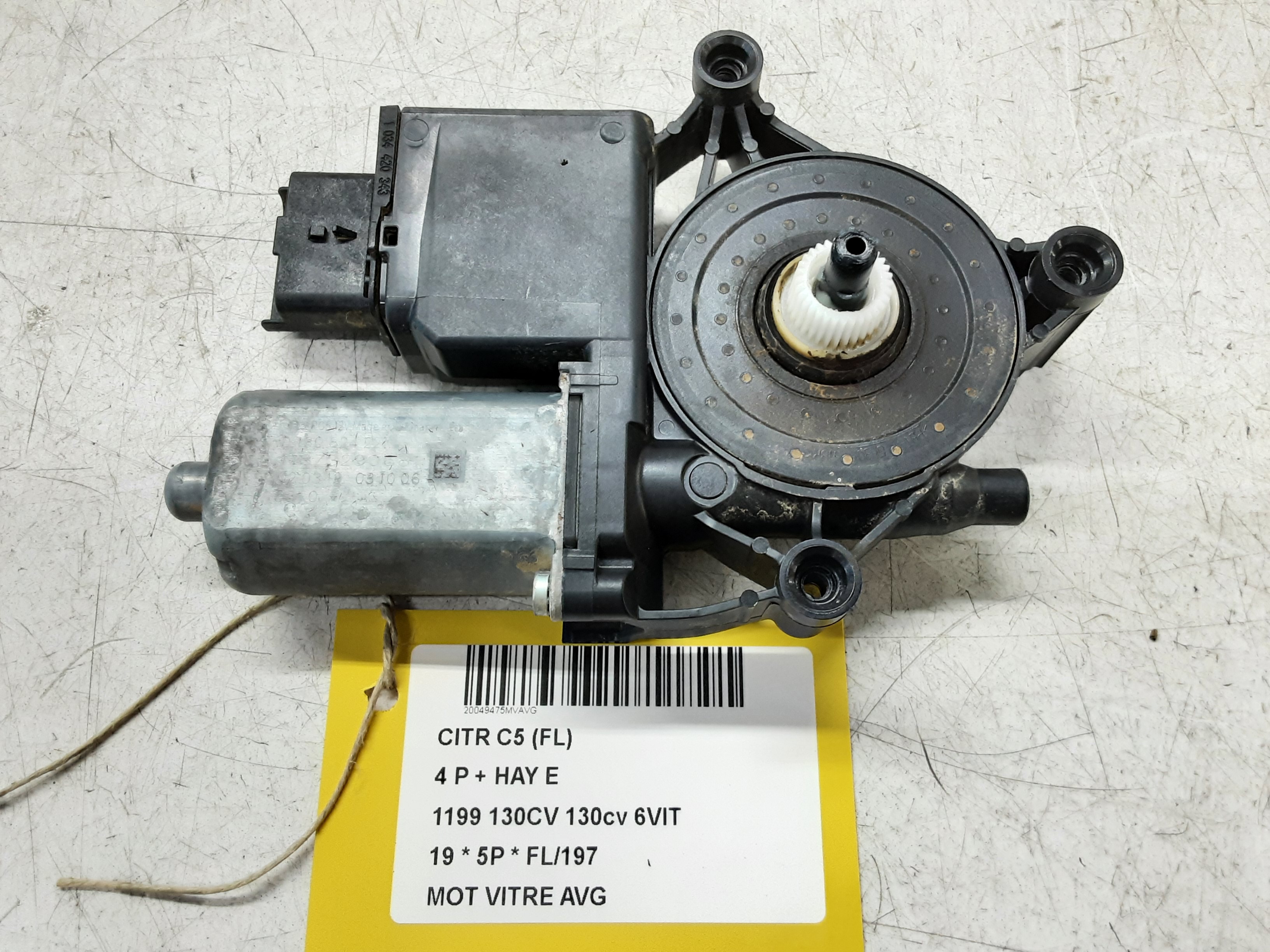 MOTOR RUITMECHANISME VOOR LINKS