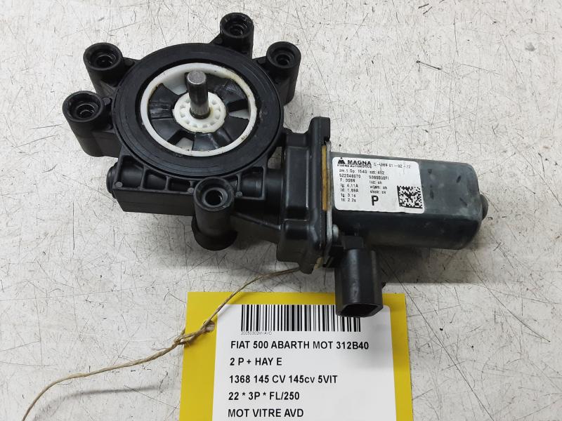 MOTOR RUITMECHANISME VOOR RECHTS Fiat 500 7/15+