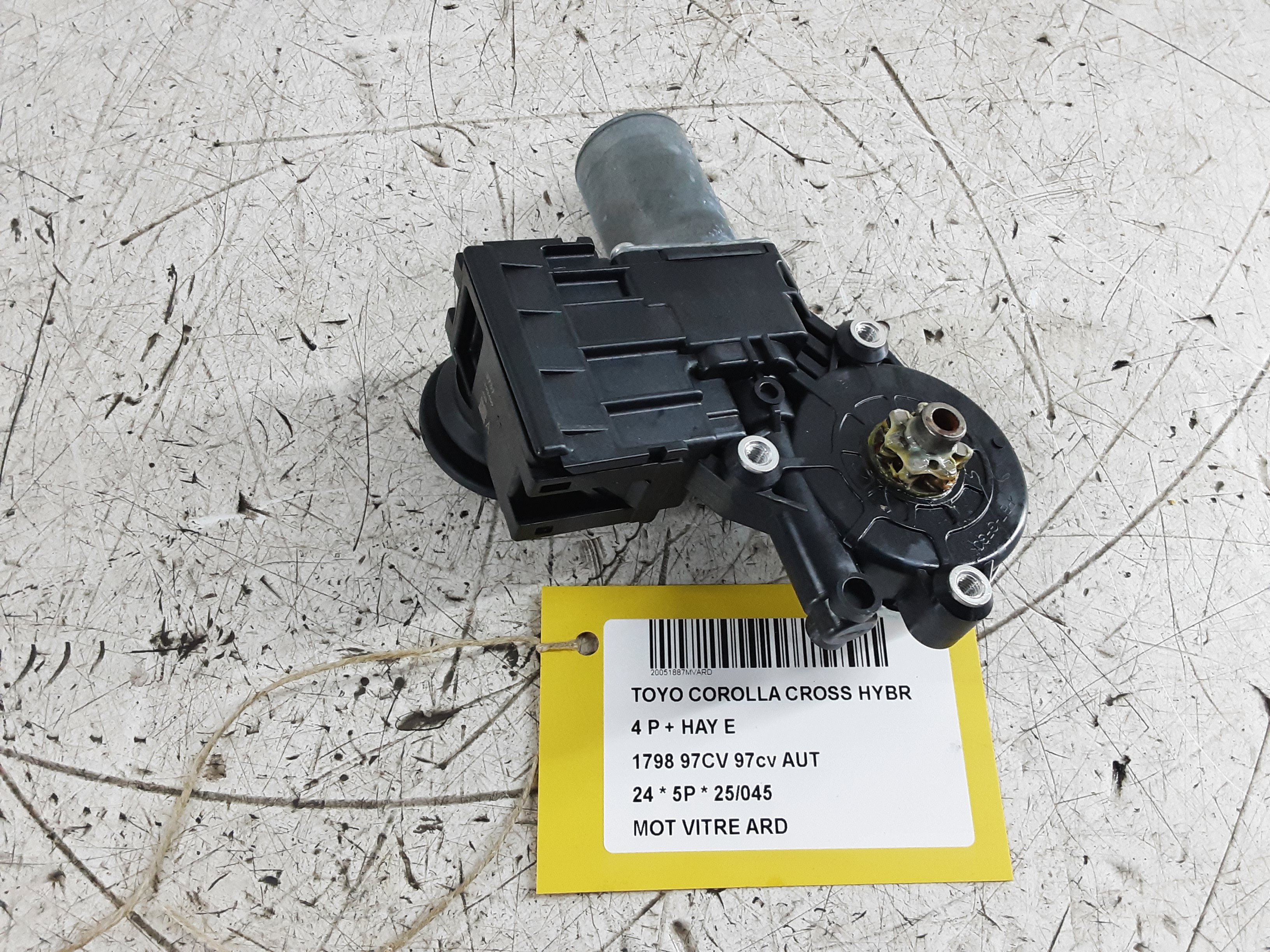 MOTEUR DE VITRE DE PORTE ARRIERE DROITE