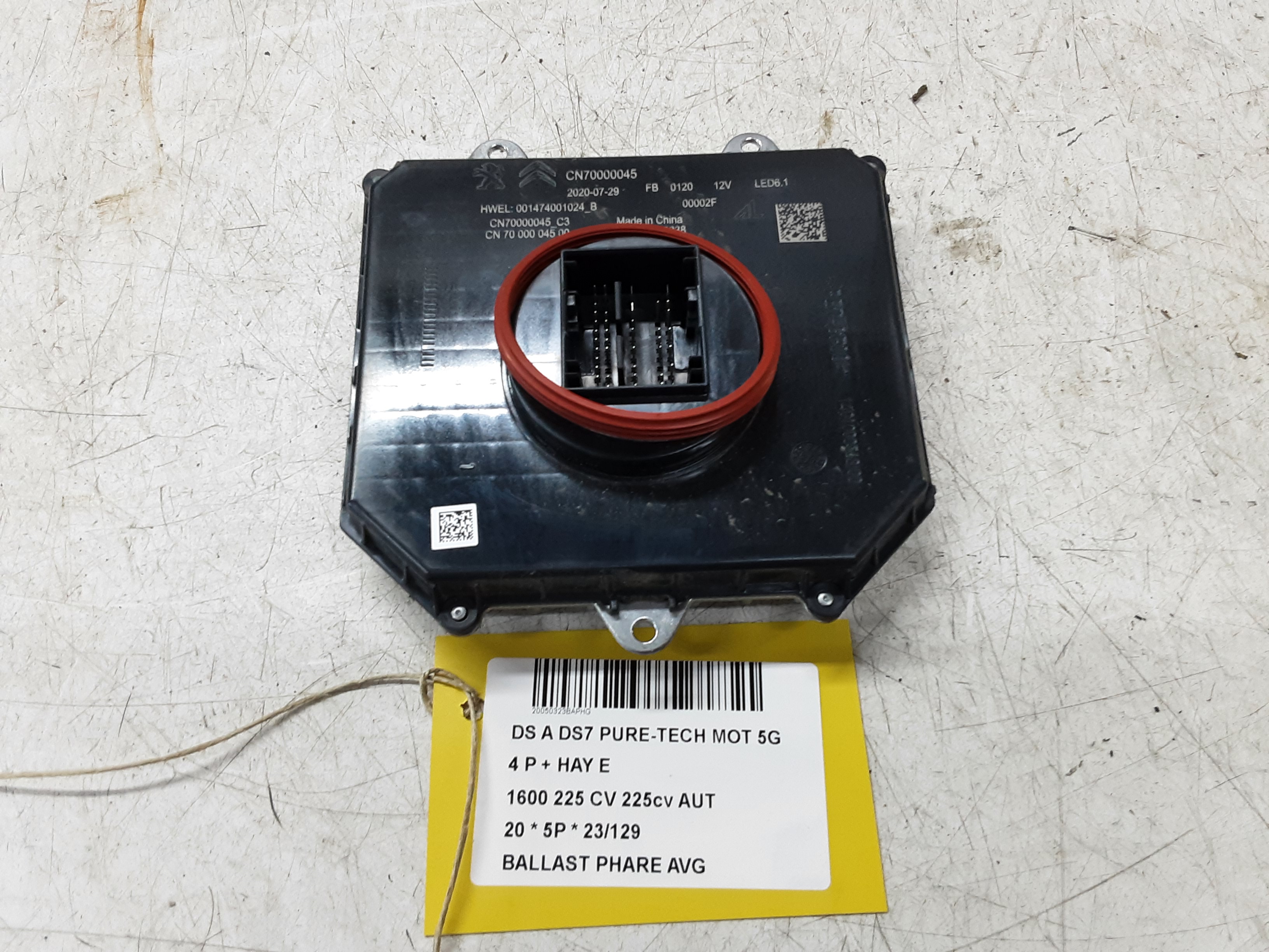 STURING KOPLICHT LINKS Ds DS7 CROSSBACK 1/18+