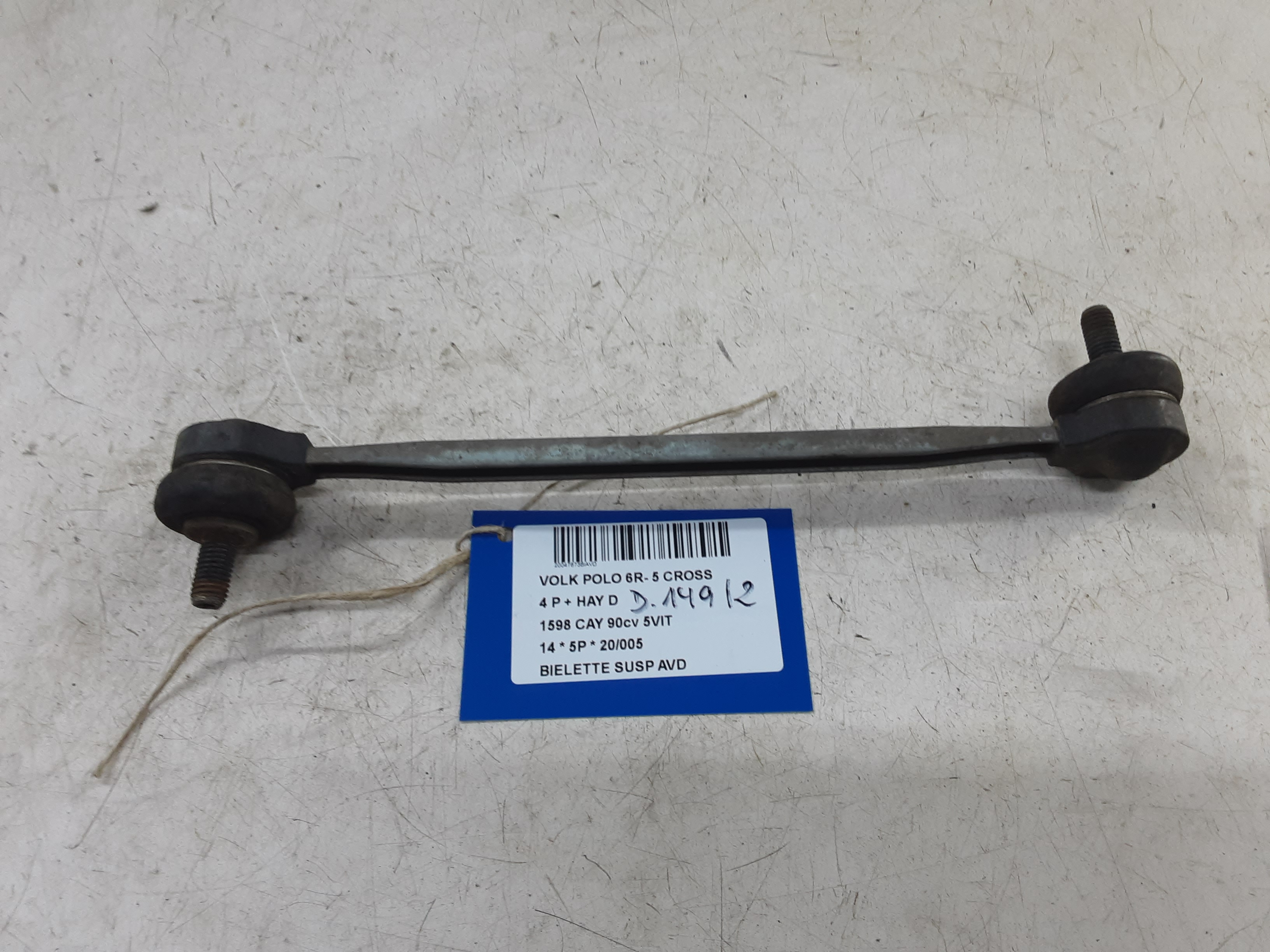 BIELETTE DE SUSPENSION AVANT DROITE Vw POLO (6R) 6/09 - 4/14