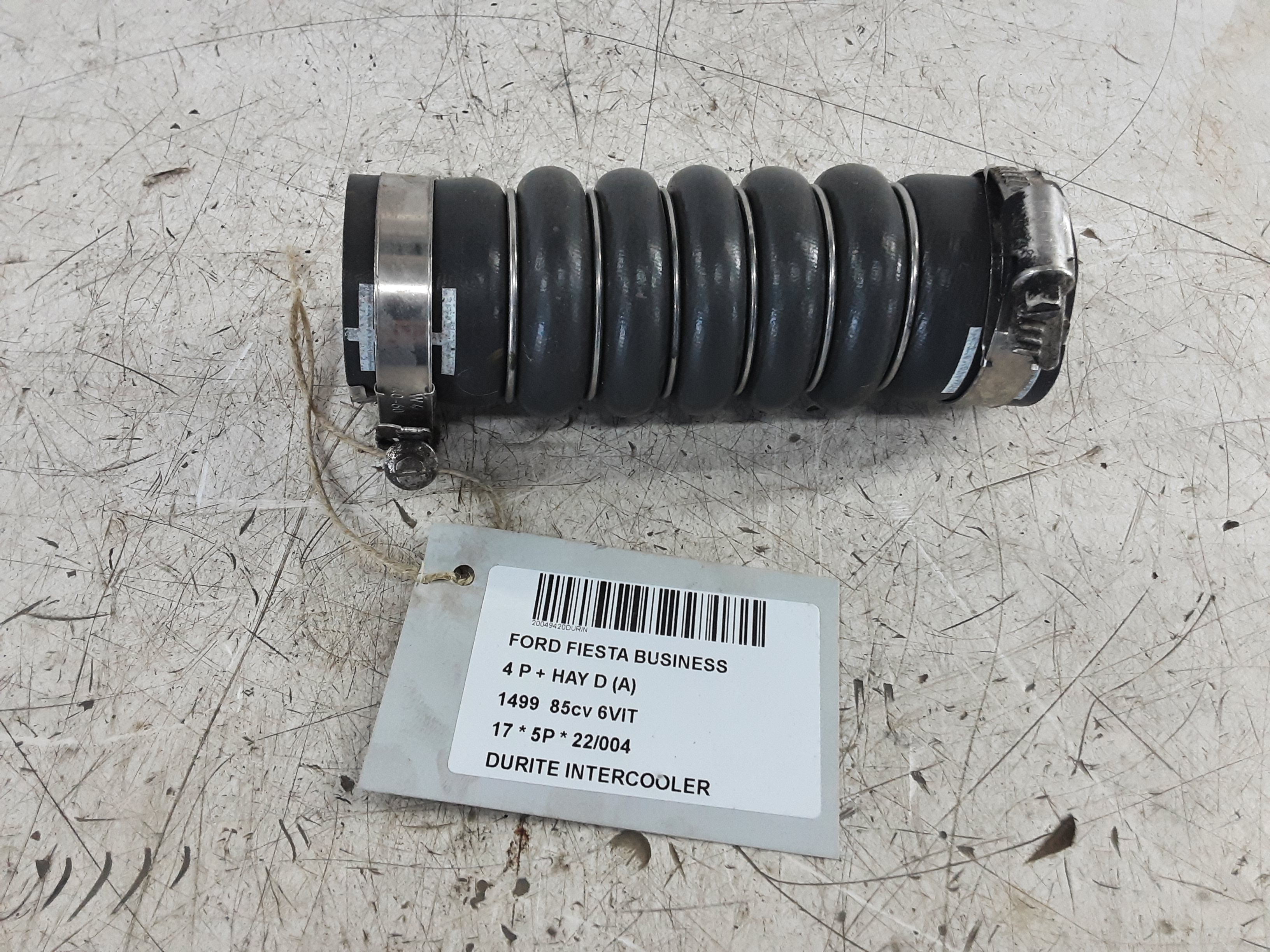 INTERCOOLER SLANG Ford FIESTA 5/17+
