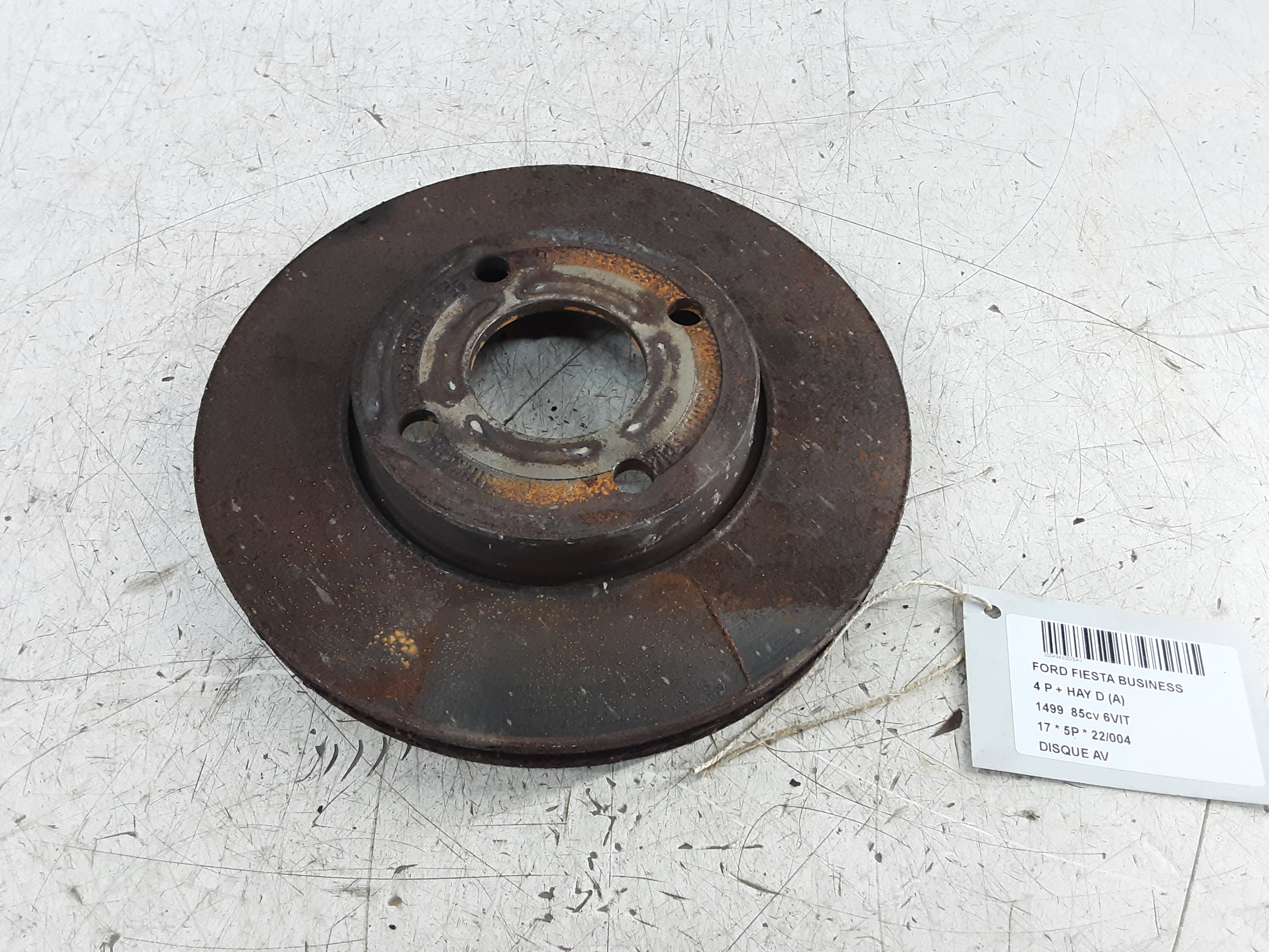 DISQUE AVANT Ford FIESTA 5/17+